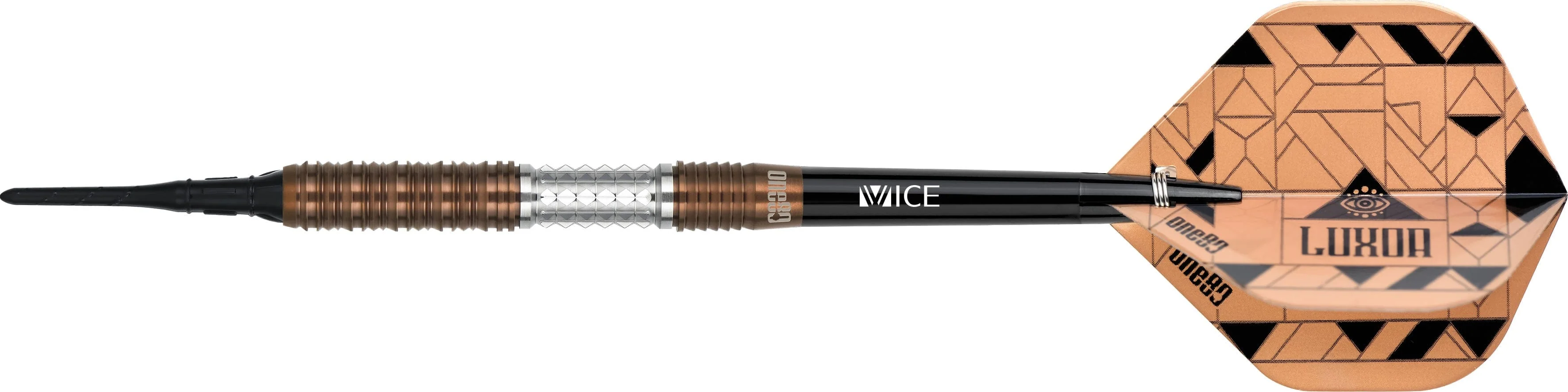 One80 Luxor Darts - Soft Tip - 90% Tungsten - Zeta - 18g - Image 4