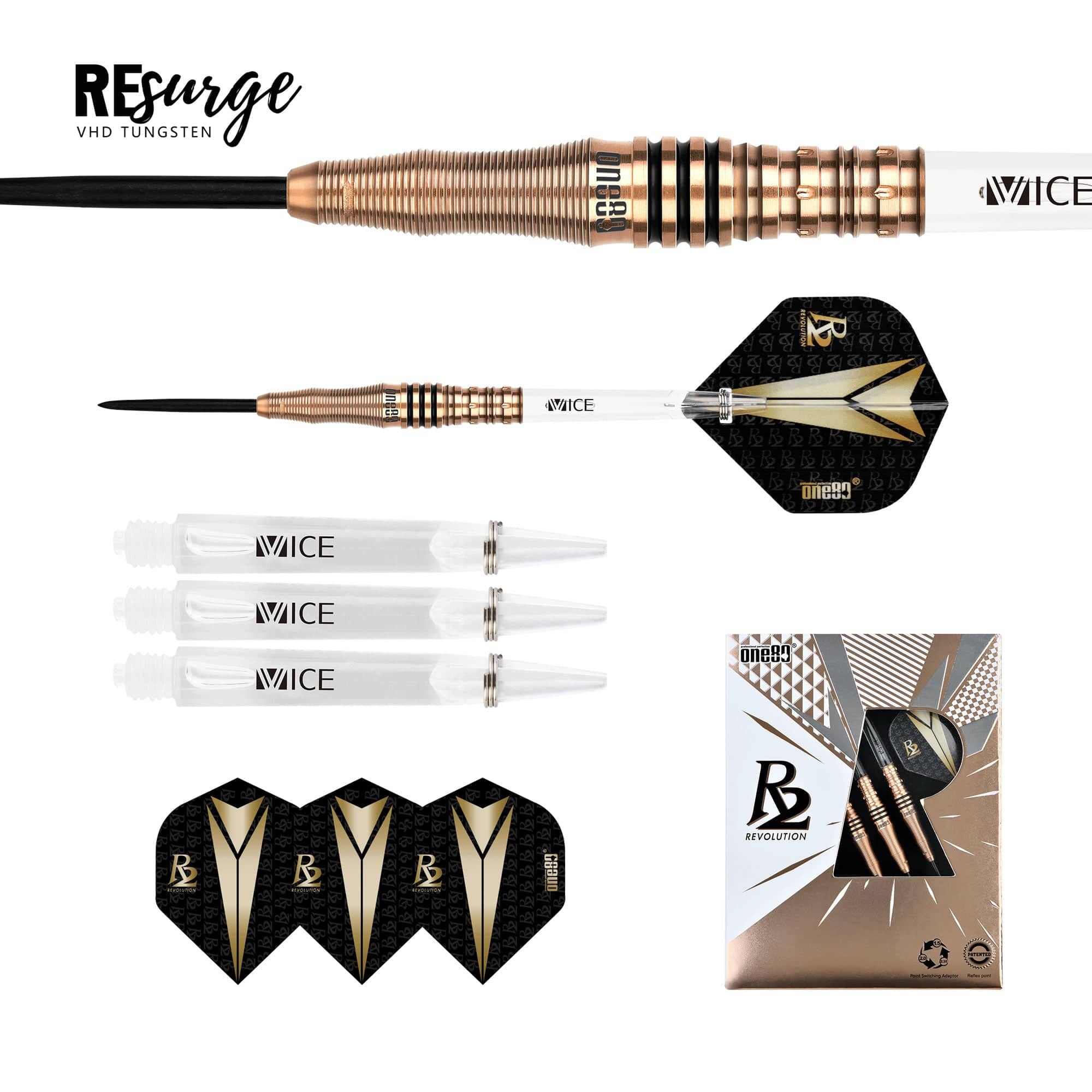 One80 R2 Interchange Darts - Steel Tip - Re-surge - Image 5