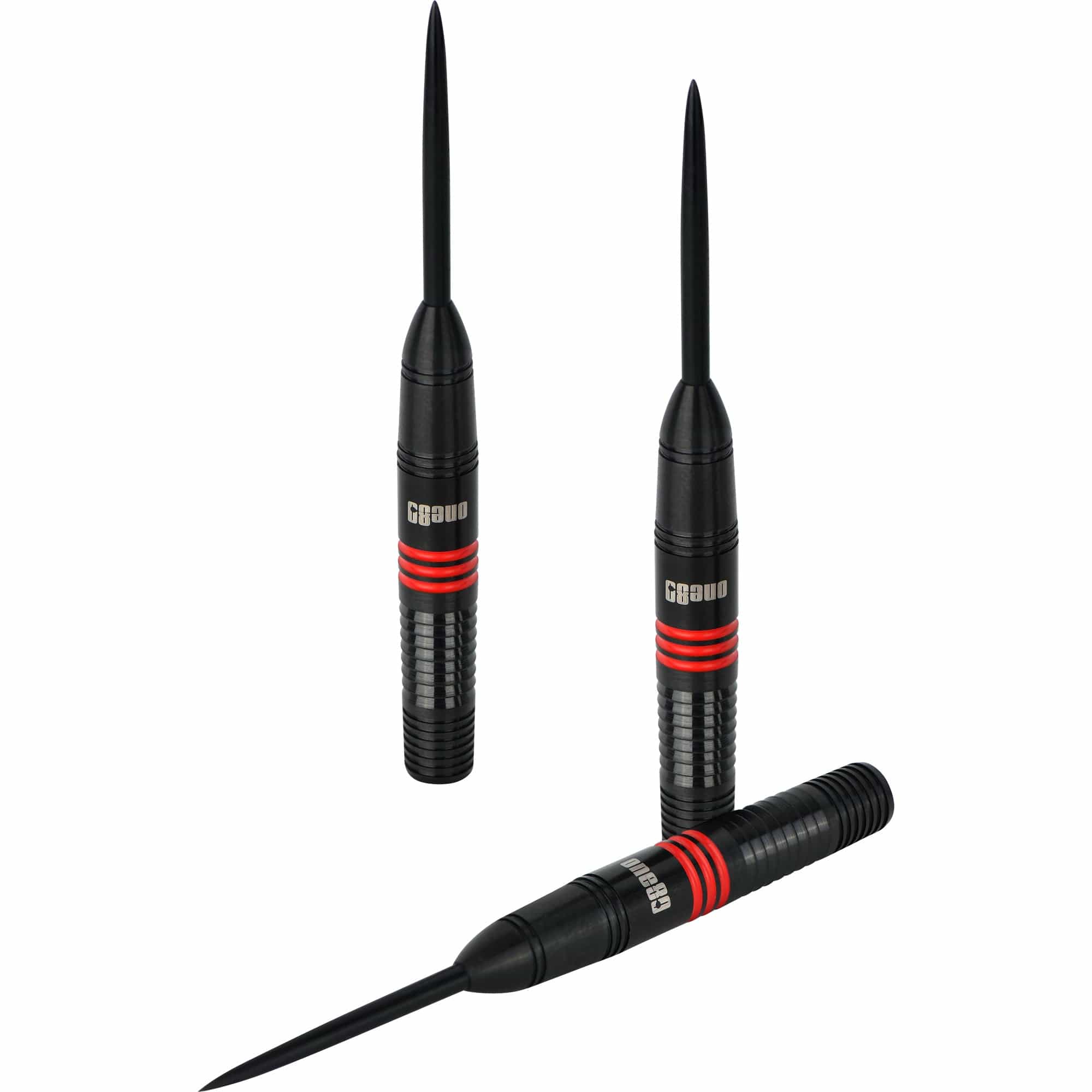 One80 Raise B Darts - Steel Tip - Black - Red Rings - Image 5