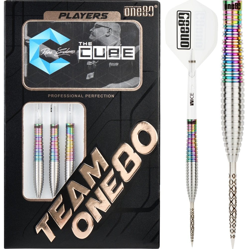 One80 Rene Eidams Darts - Steel Tip - The Cube - Signature II - 22g
