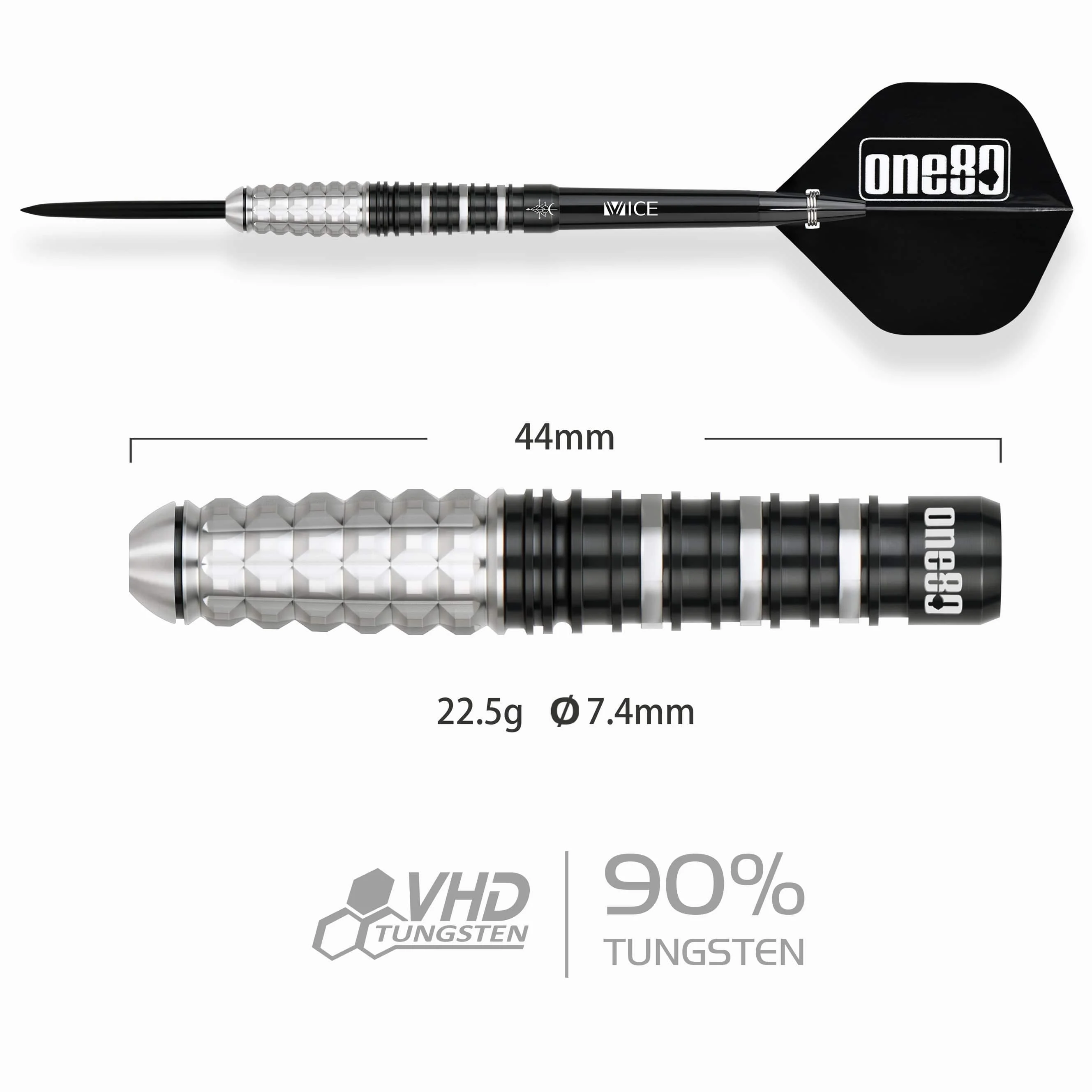 One80 Terry Tan Darts - Steel Tip - 90% Tungsten - Image 2