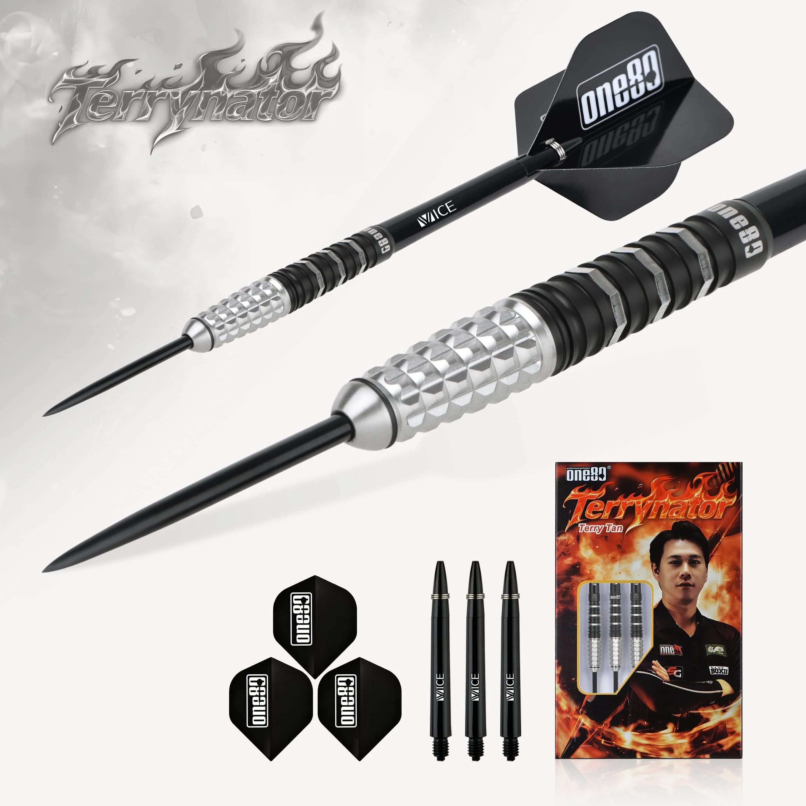 One80 Terry Tan Darts - Steel Tip - 90% Tungsten - Image 3