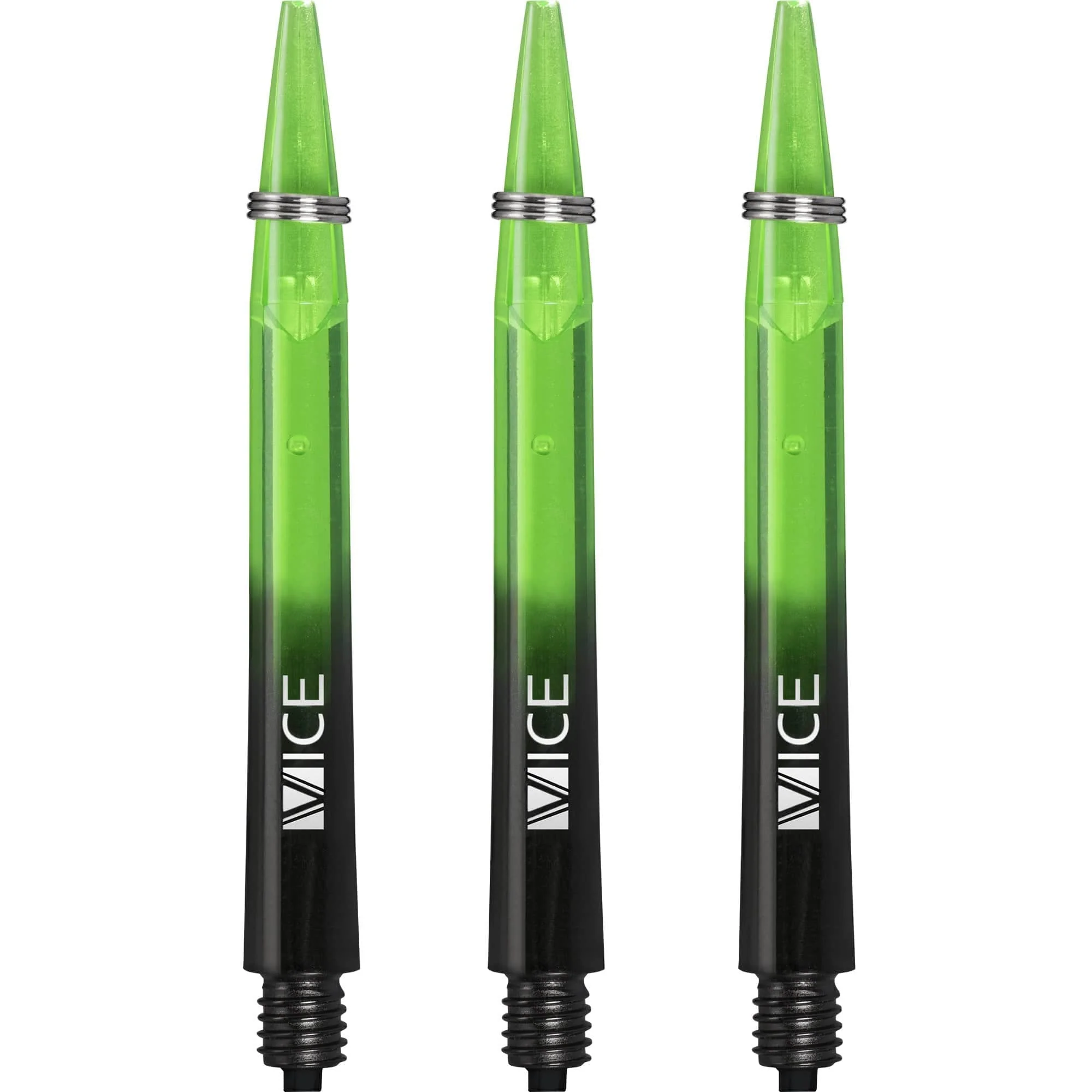 One80 Vice Gradient Shafts - Black - Neon Green - Image 2
