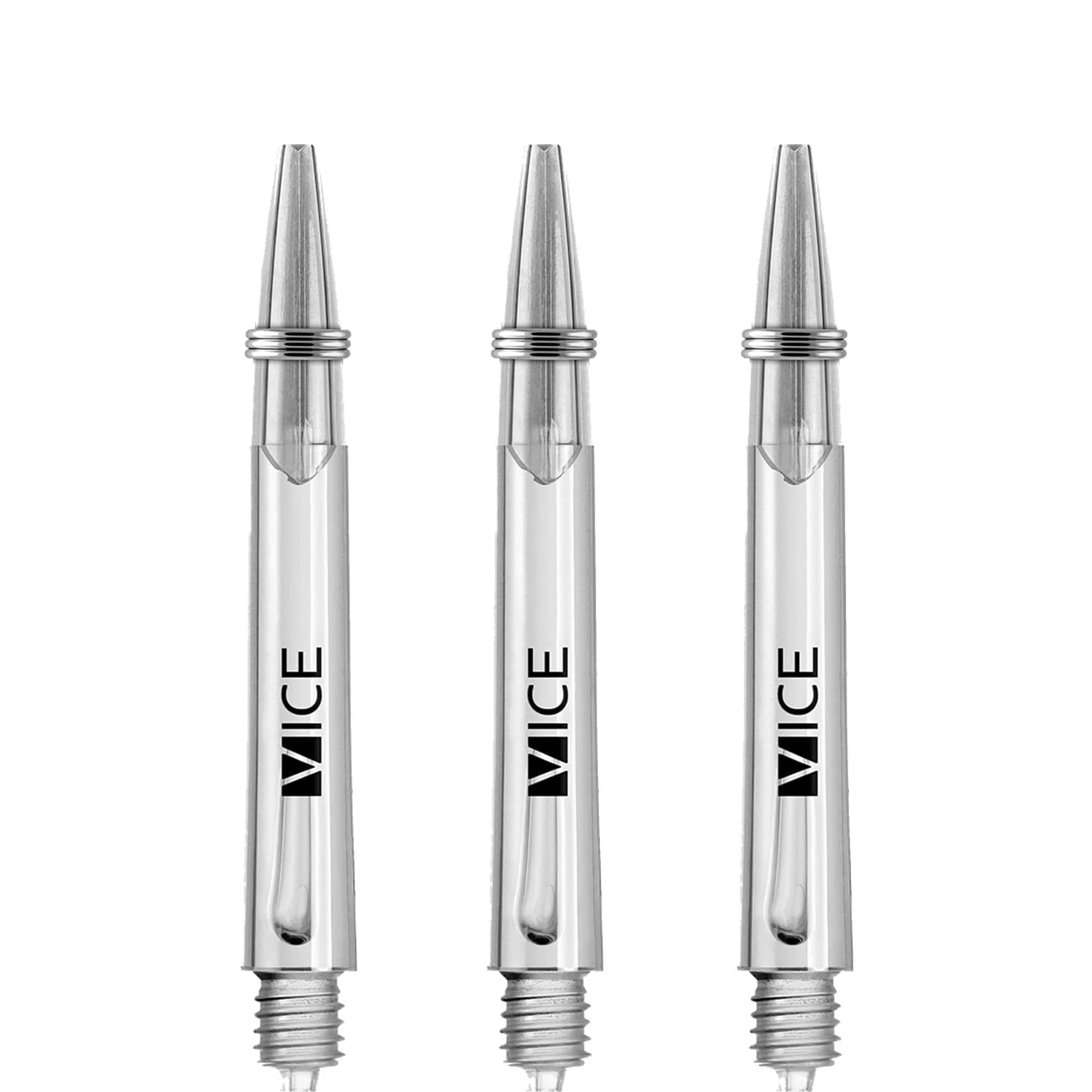 One80 Vice Shafts - Stems with Springs - Clear - Image 3