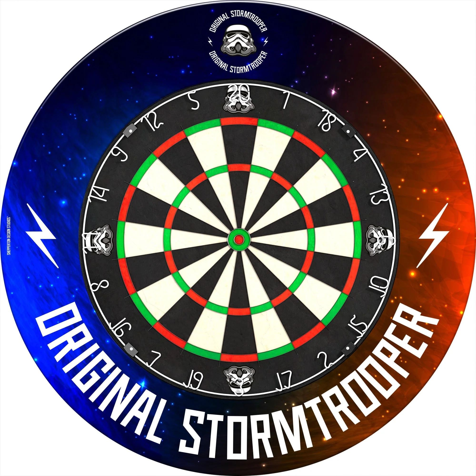 Original StormTrooper Dartboard Surround - S2 - Storm Trooper - Twin Colour - Image 3