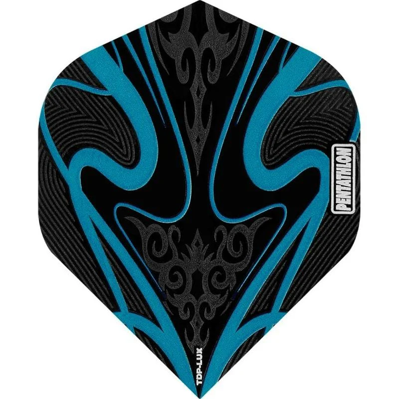 *Pentathlon TDP-Lux Dart Flights - Black Series - No2 - Std - Image 10