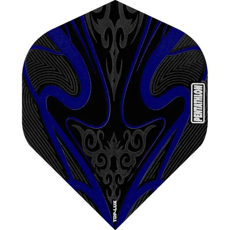 *Pentathlon TDP-Lux Dart Flights - Black Series - No2 - Std - Image 2