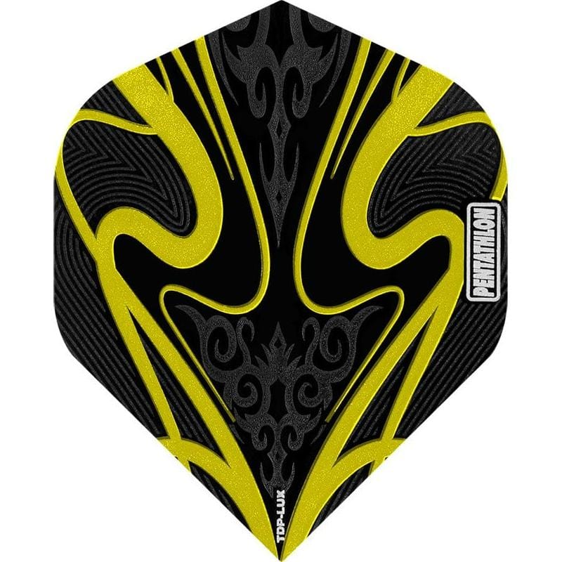 *Pentathlon TDP-Lux Dart Flights - Black Series - No2 - Std - Image 4