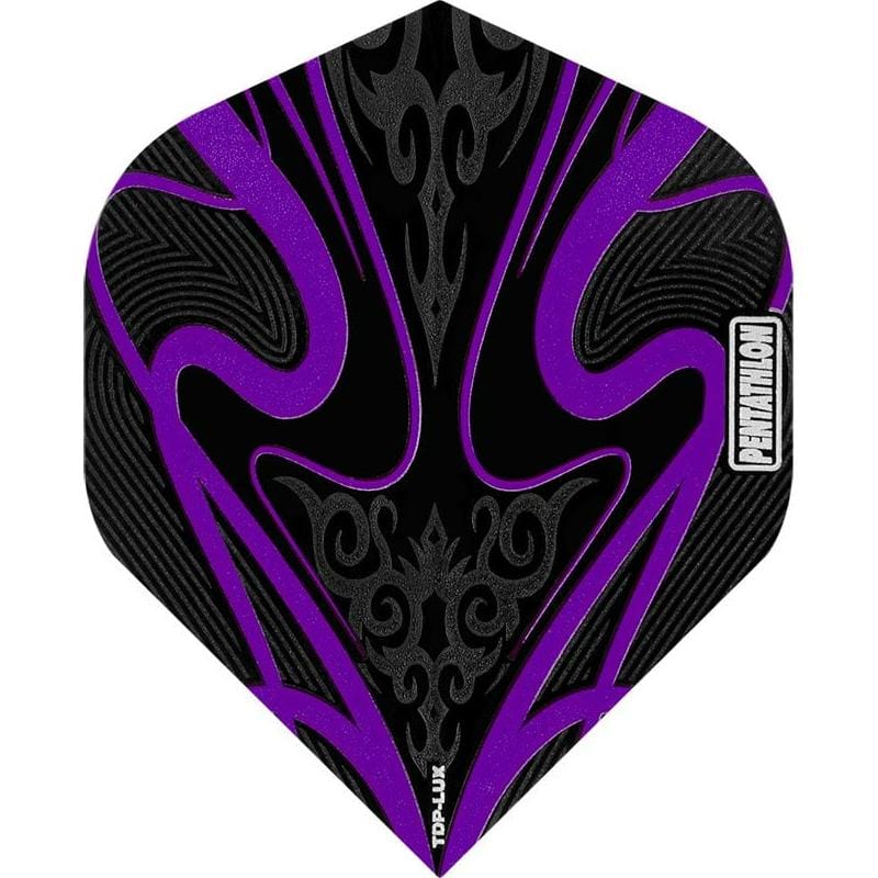 *Pentathlon TDP-Lux Dart Flights - Black Series - No2 - Std - Image 8