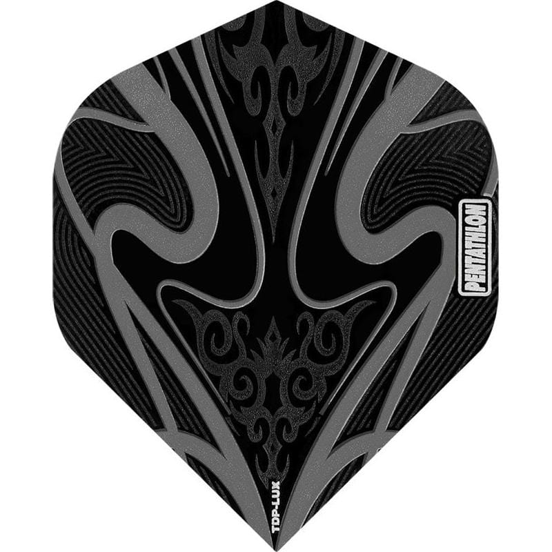 *Pentathlon TDP-Lux Dart Flights - Black Series - No2 - Std - Image 9