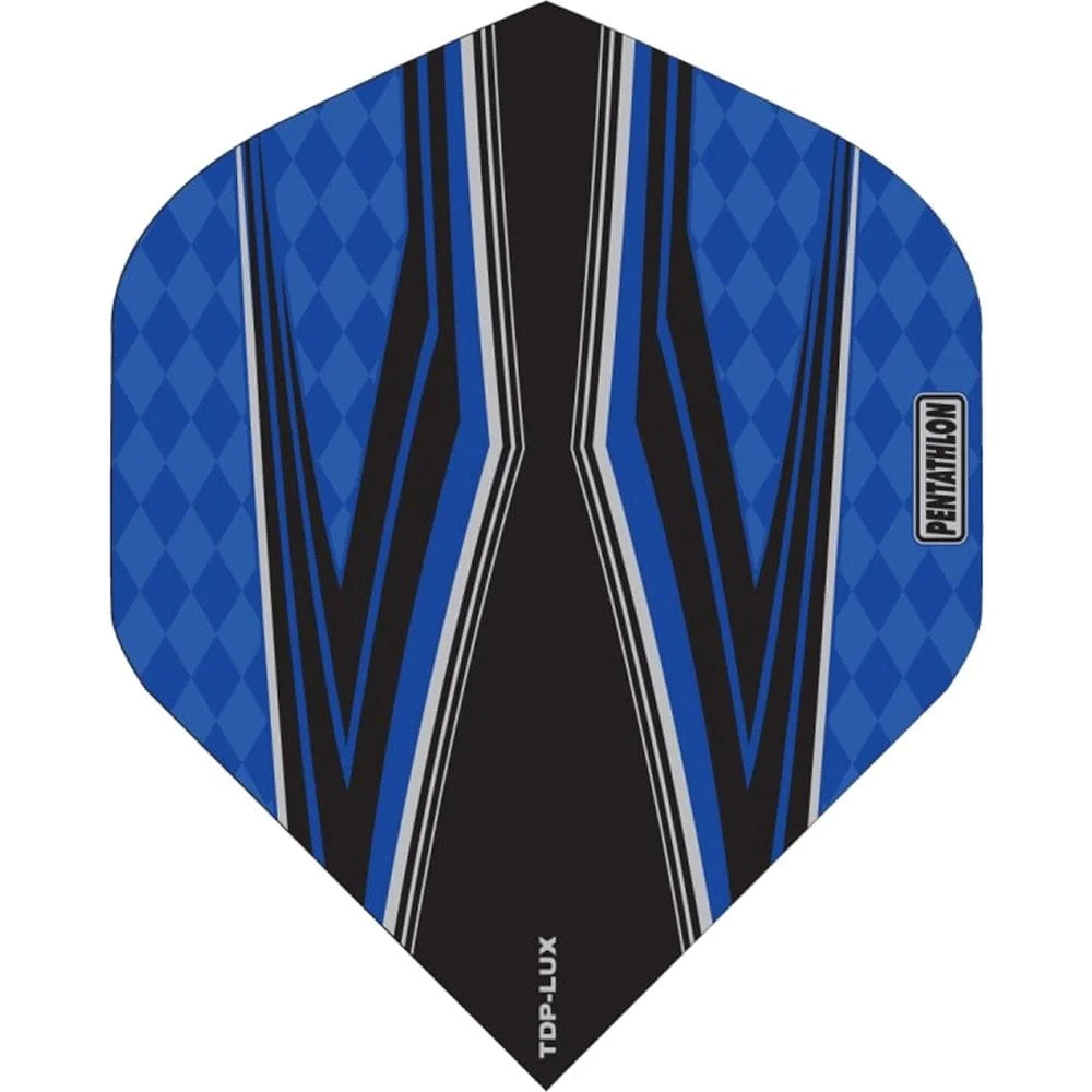 *Pentathlon TDP-Lux Dart Flights - Vision Black Centre - No2 - Std - Image 4