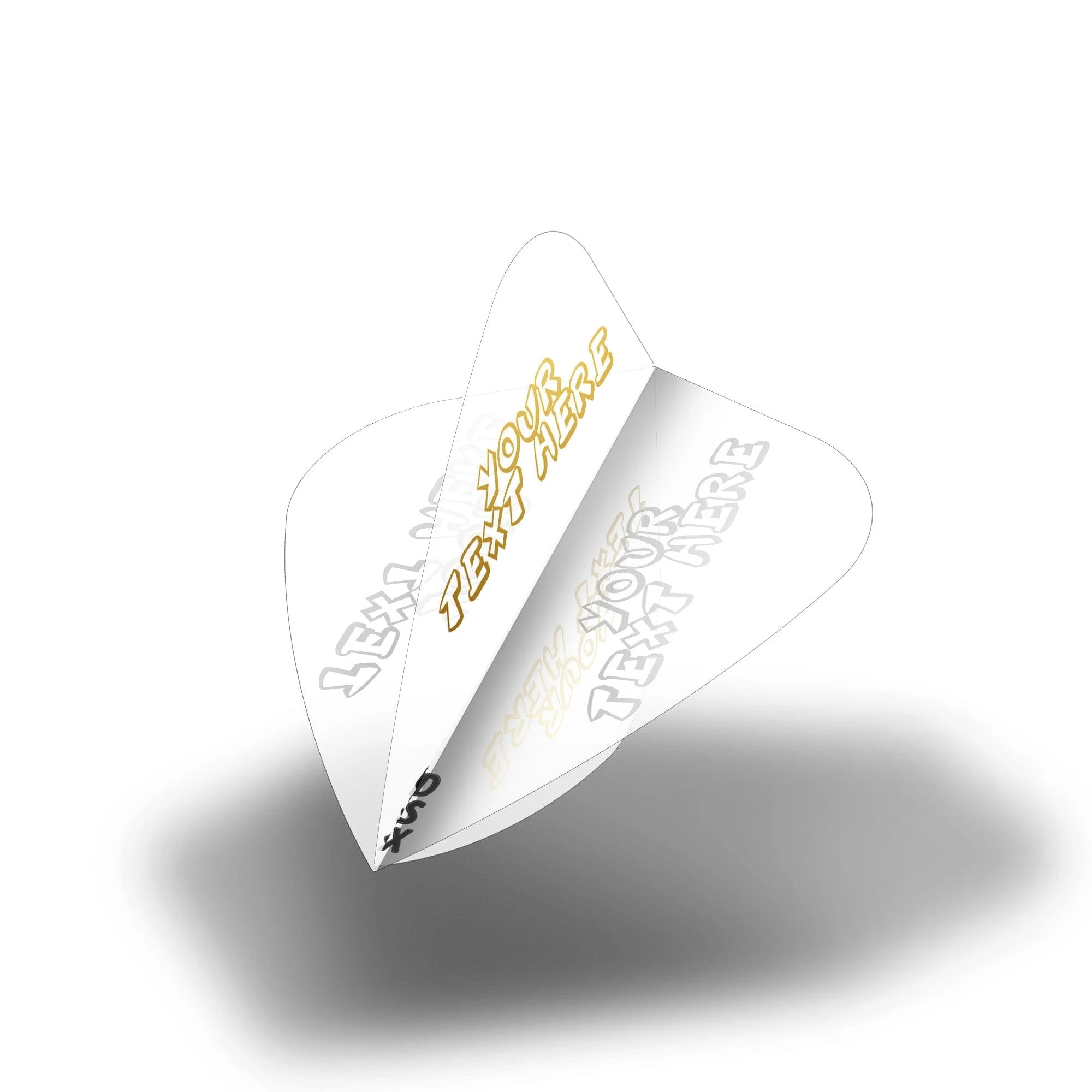 Personalised Flights - Extra Strong - Hot Foil - 5 Sets - Kite - Clear - Image 2