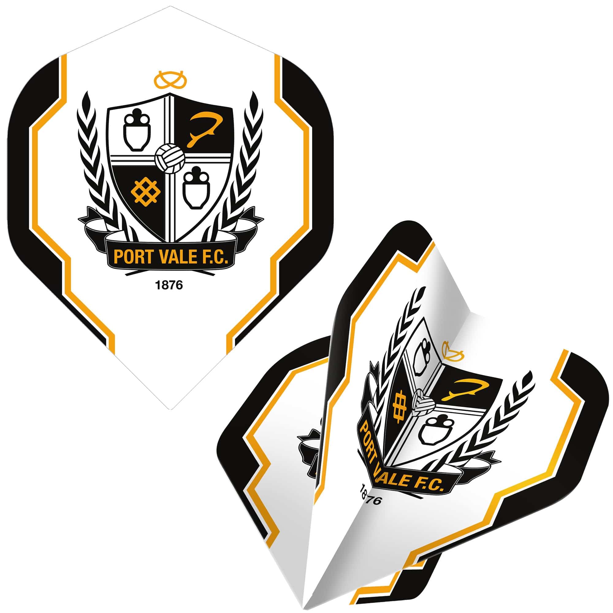 *Port Vale FC - Official Licensed - The Valiants - Dart Flights - F1 - Logo with Trim - Image 3