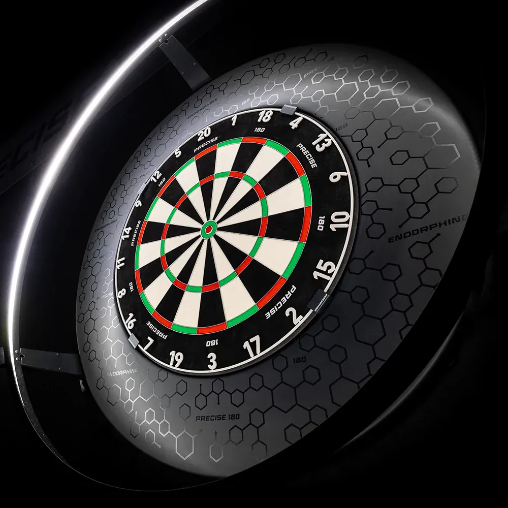 Precise 180 Dartboard Surround - Endorphine Signature - Black on Black - Image 3