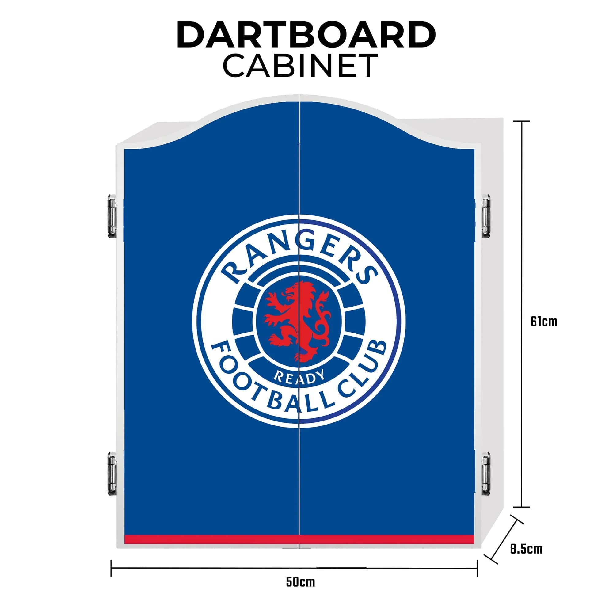 Rangers FC Dartboard Cabinet - Official Licensed - RFC - C2 - Crest - Image 3