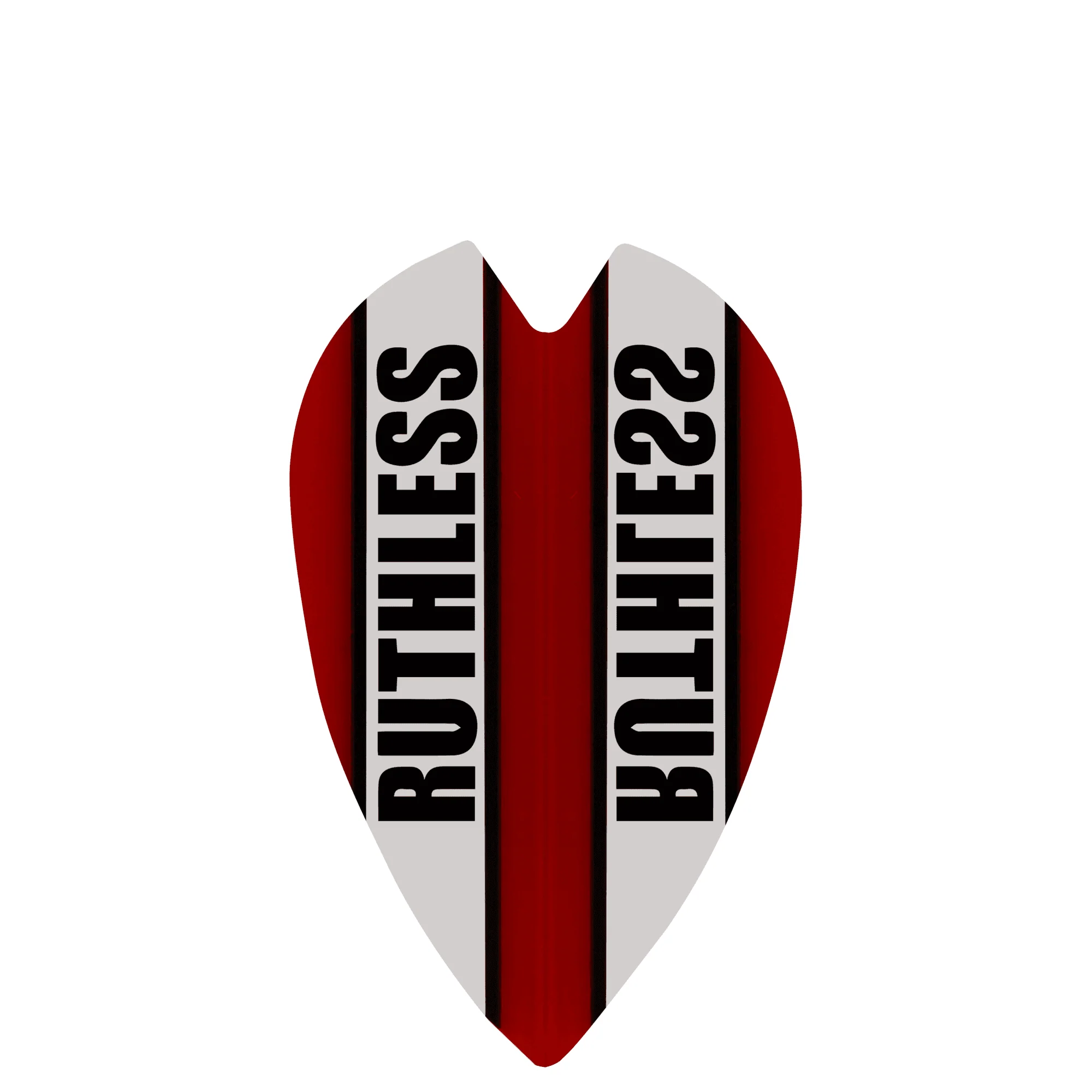 *Ruthless - Clear Panel - Dart Flights - 100 Micron - Mini Retro - Image 3