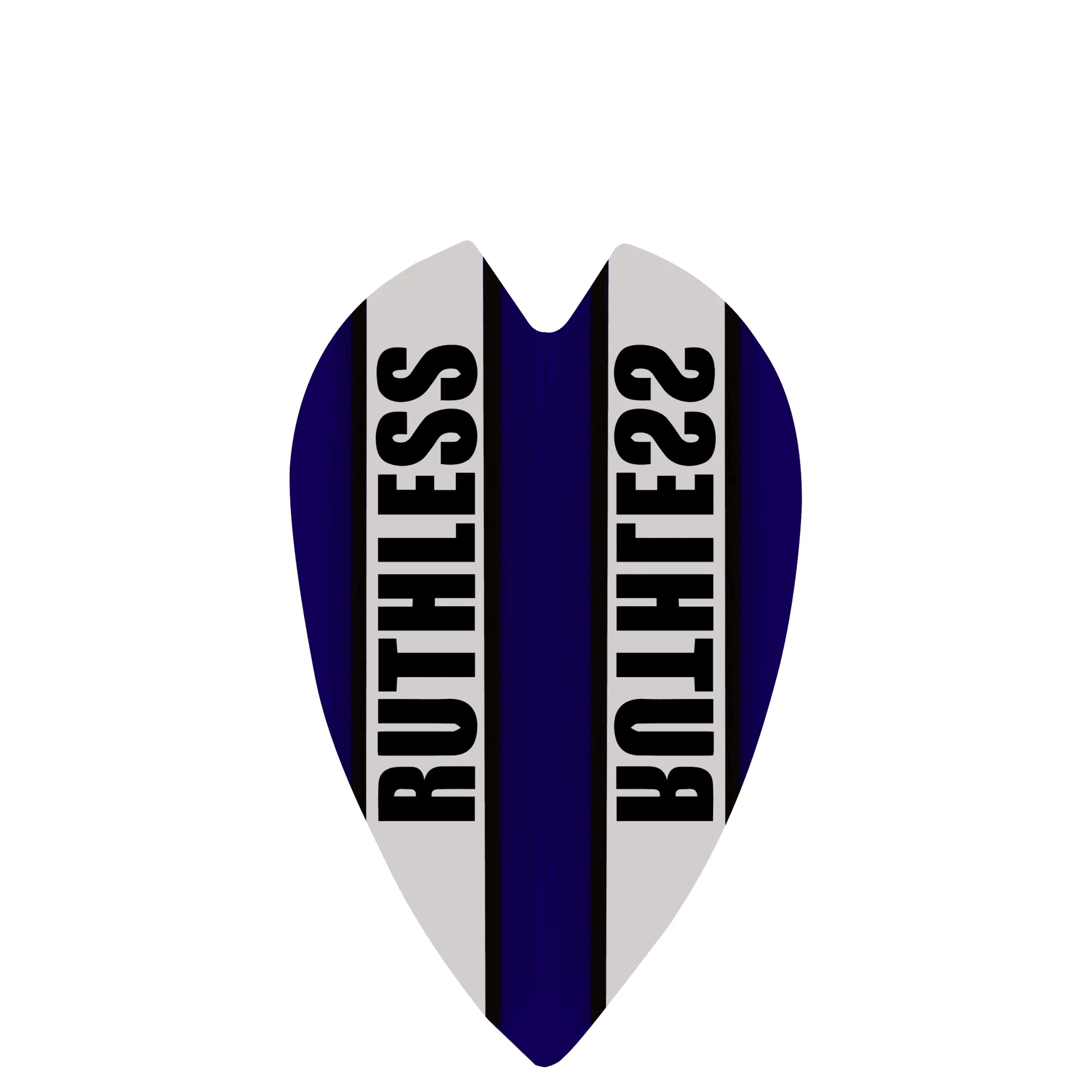 *Ruthless - Clear Panel - Dart Flights - 100 Micron - Mini Retro - Image 4