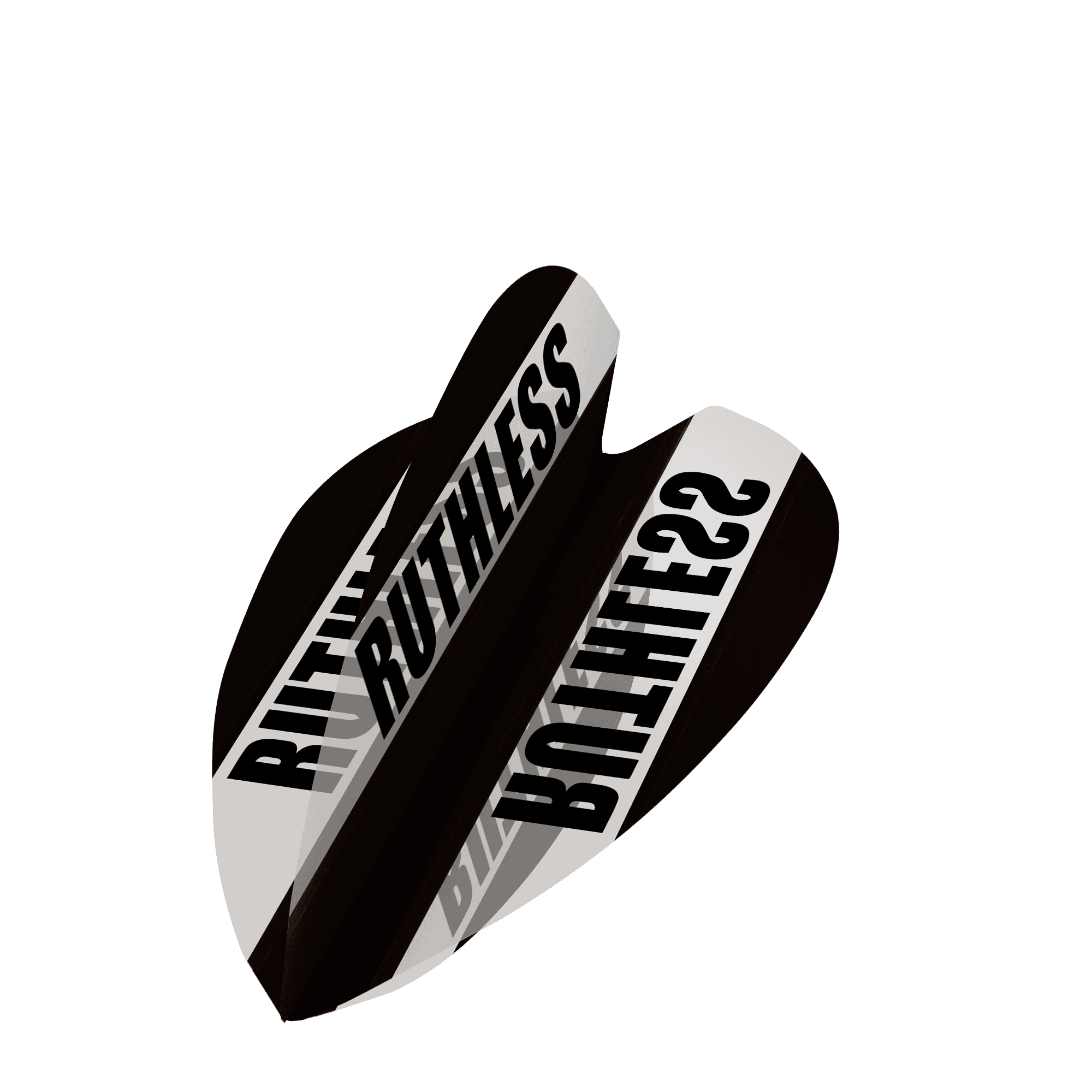 *Ruthless - Clear Panel - Dart Flights - 100 Micron - Mini Retro - Image 7