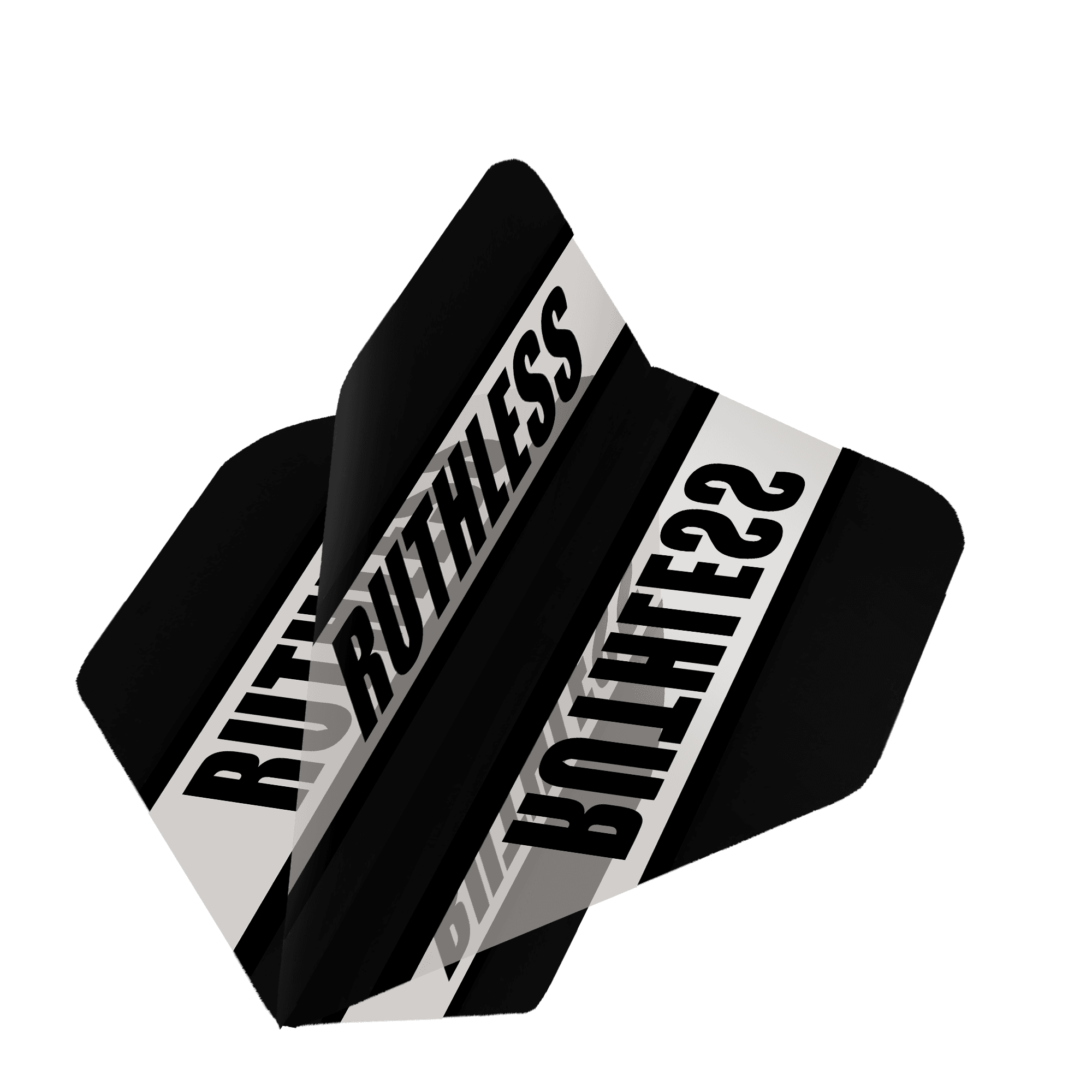 *Ruthless - Clear Panel - Dart Flights - 100 Micron - Mini - Std - Image 7