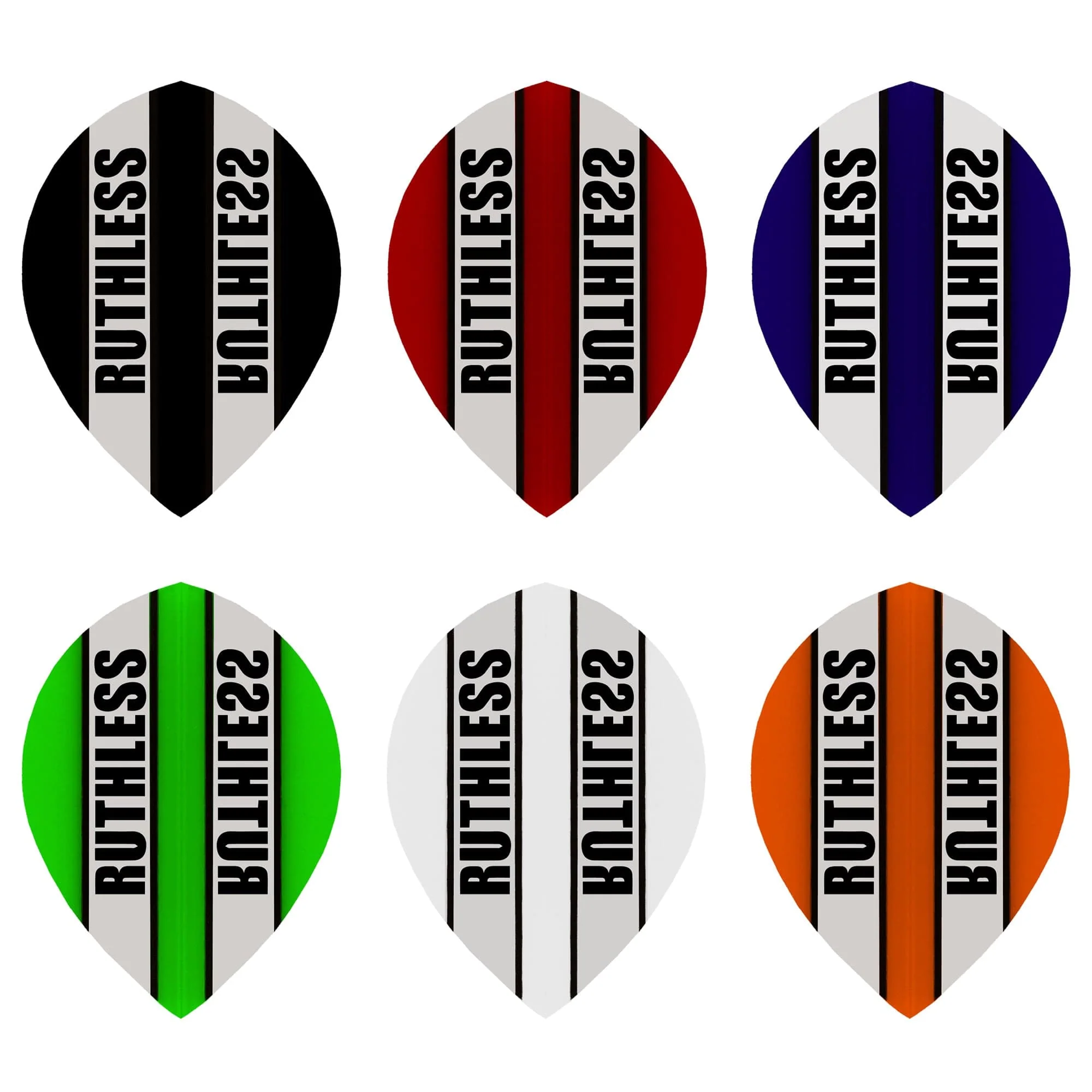 *Ruthless - Clear Panel - Dart Flights - 100 Micron - Pear