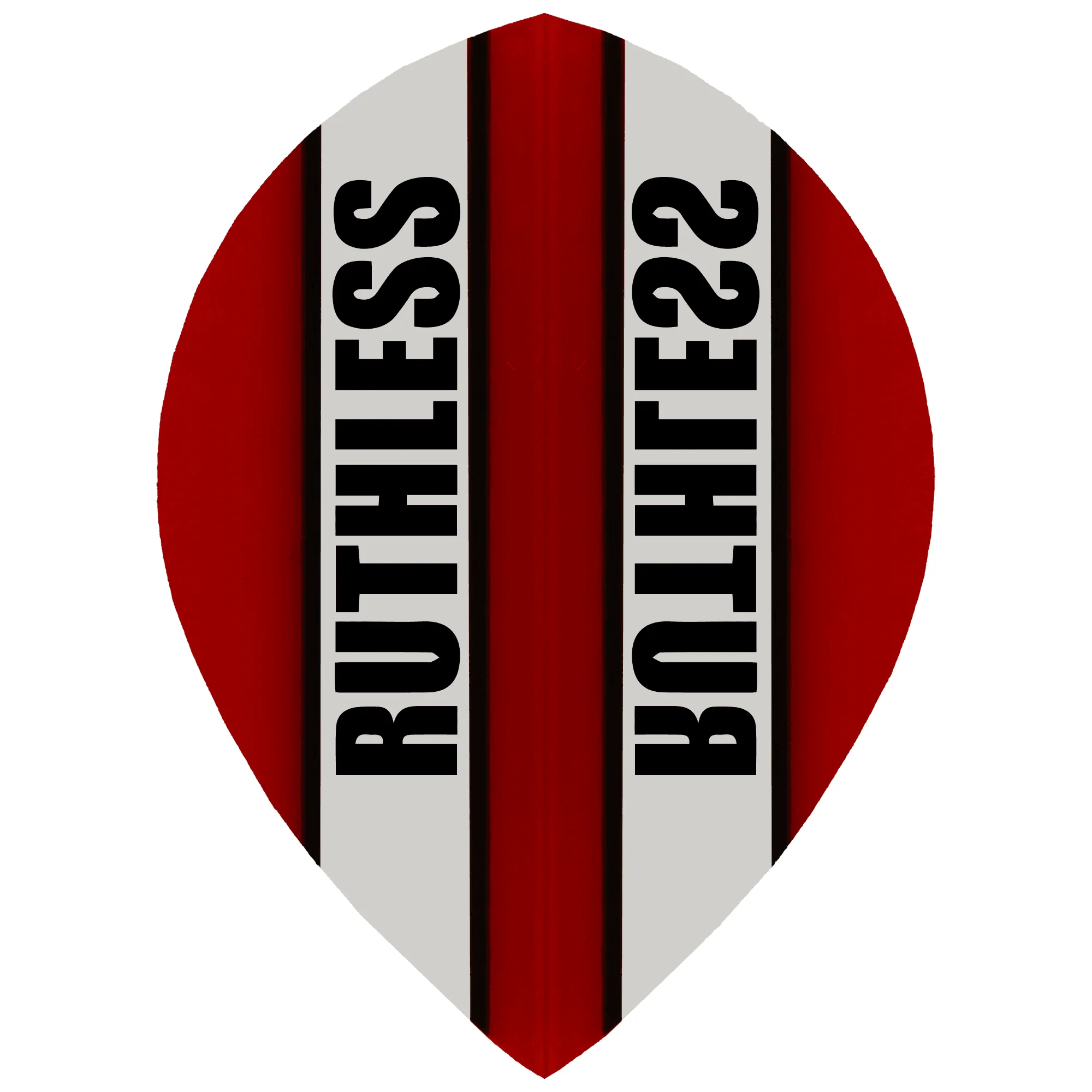 *Ruthless - Clear Panel - Dart Flights - 100 Micron - Pear - Image 3