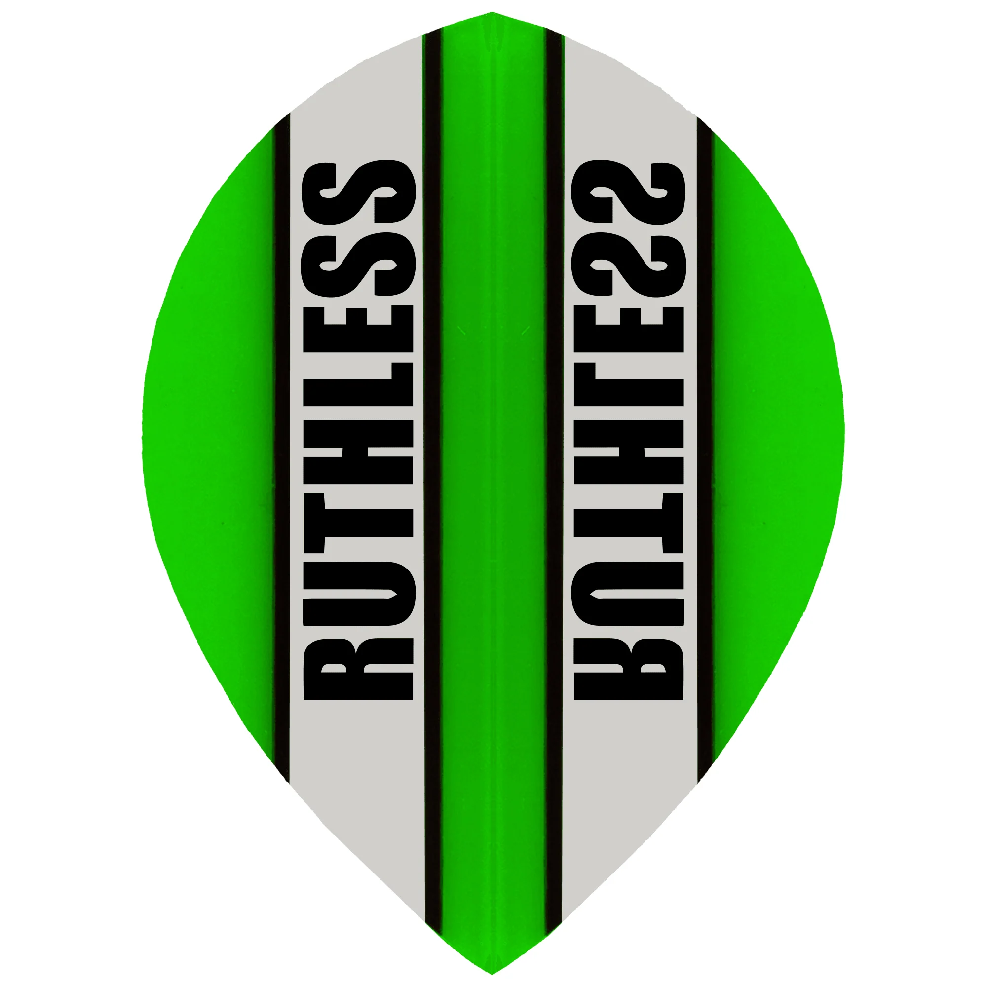 *Ruthless - Clear Panel - Dart Flights - 100 Micron - Pear - Image 5