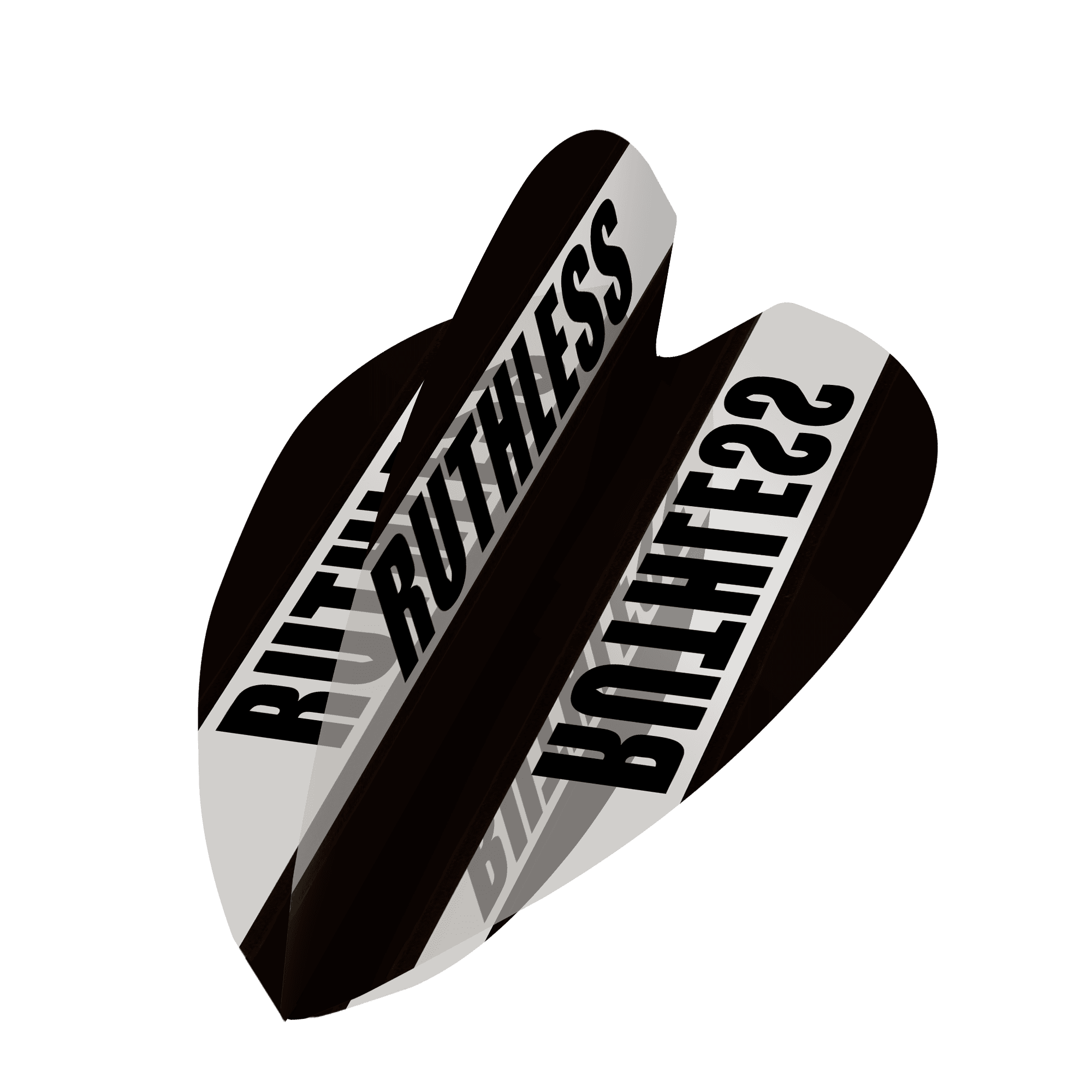 *Ruthless - Clear Panel - Dart Flights - 100 Micron - Retro - Image 7