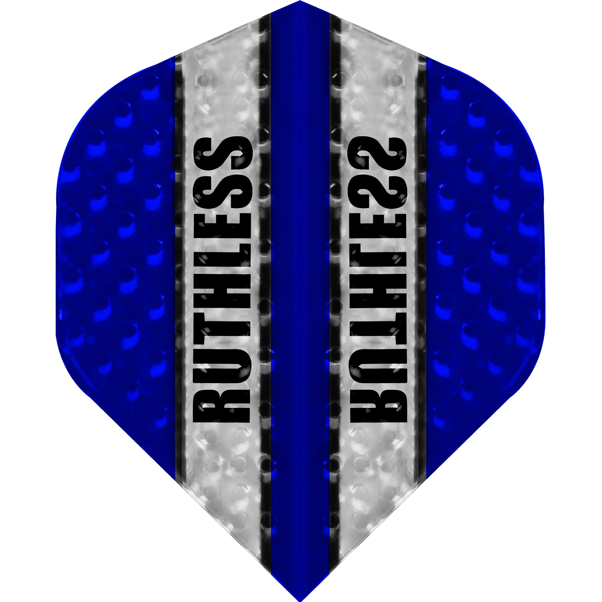 *Ruthless - Clear Panel Embossed - Dart Flights - 100 Micron - No2 - Std - Image 5