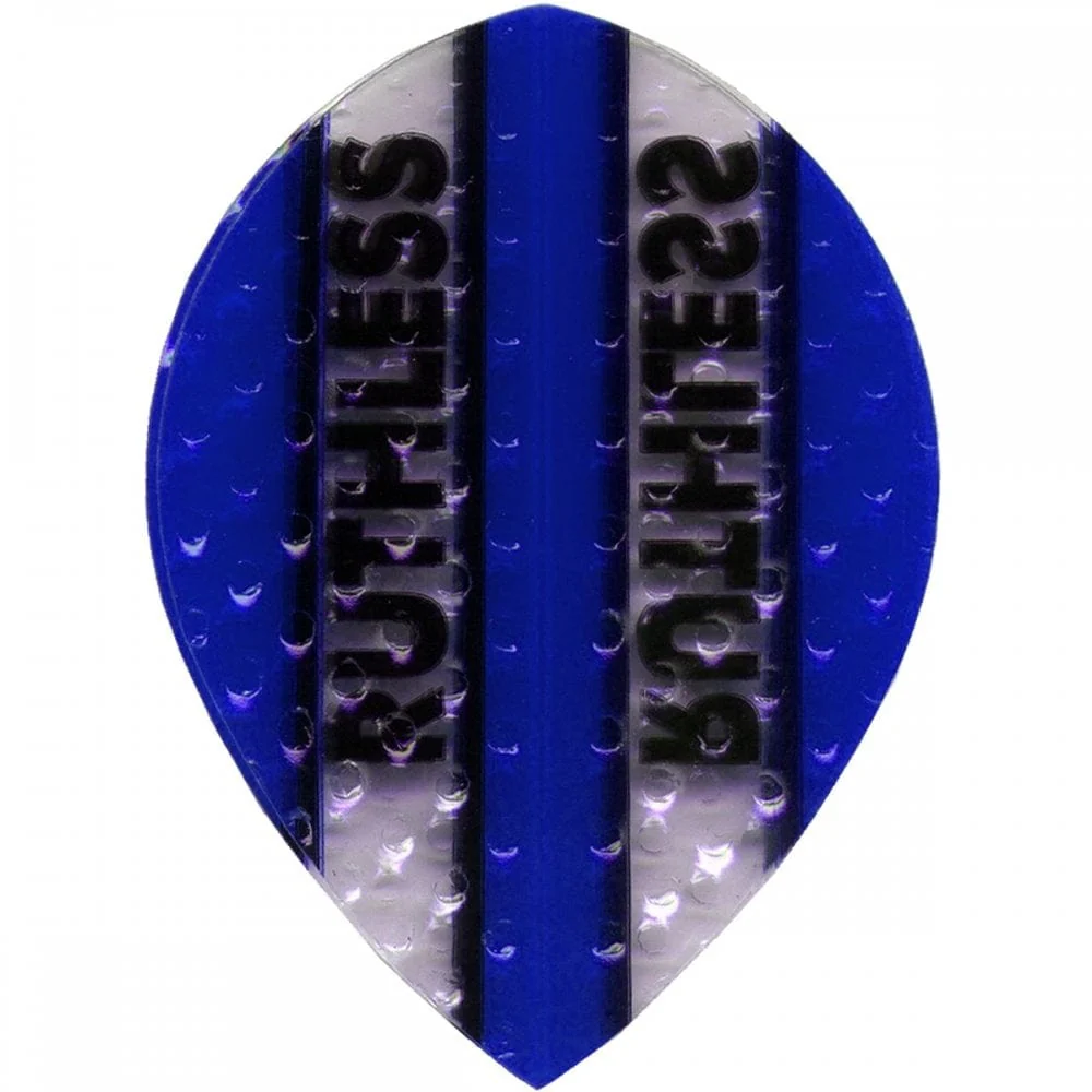 *Ruthless - Clear Panel Embossed - Dart Flights - 100 Micron - Pear - Image 10