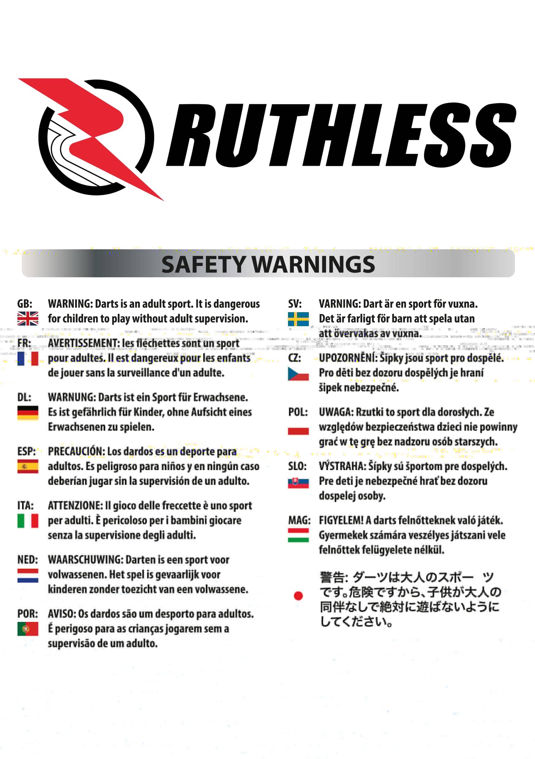 Ruthless Dart Flights - 100 Micron - Std - No2 - Cobra - Image 3