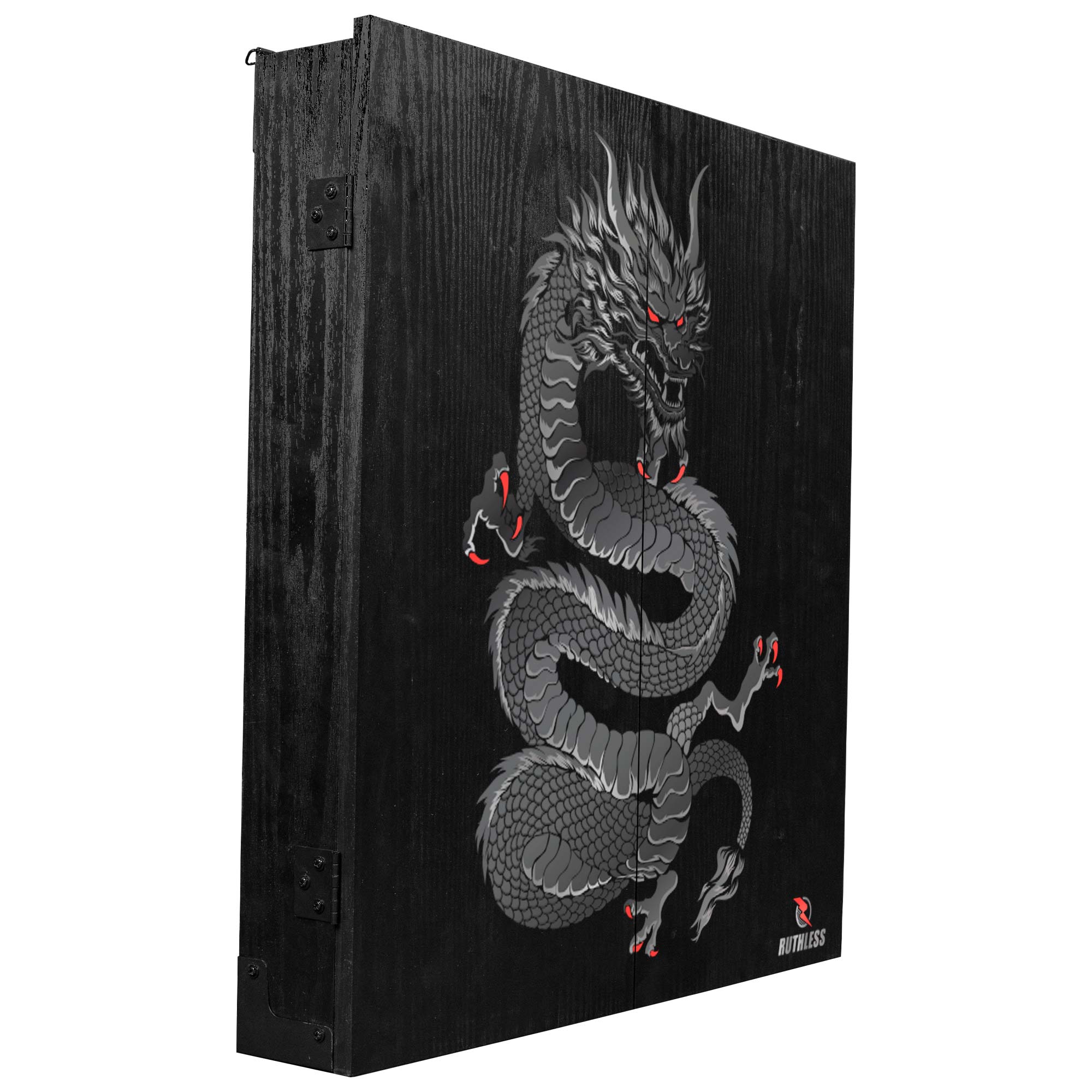 Ruthless Dartboard Cabinet - Square Design - Dragon - Image 2
