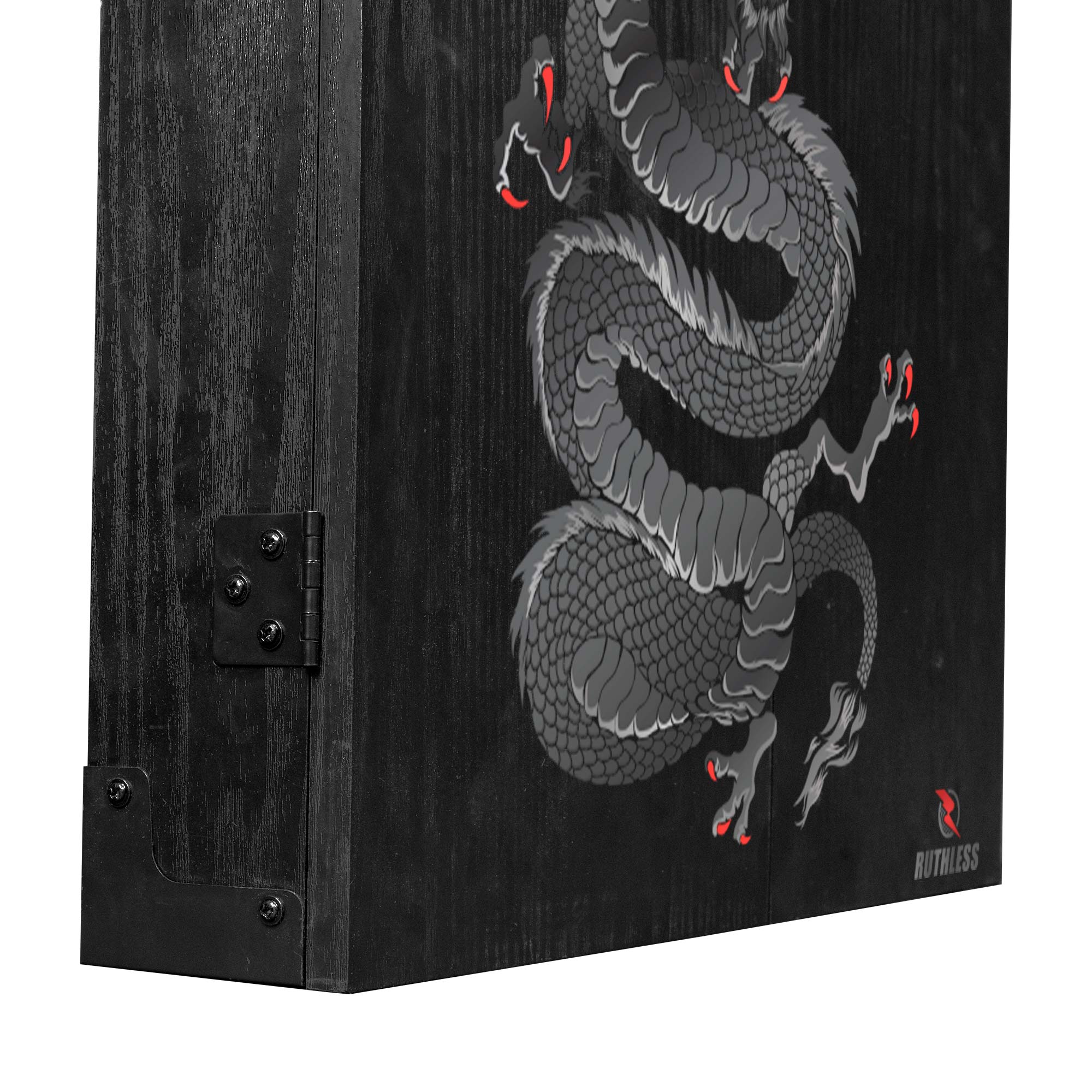 Ruthless Dartboard Cabinet - Square Design - Dragon - Image 3