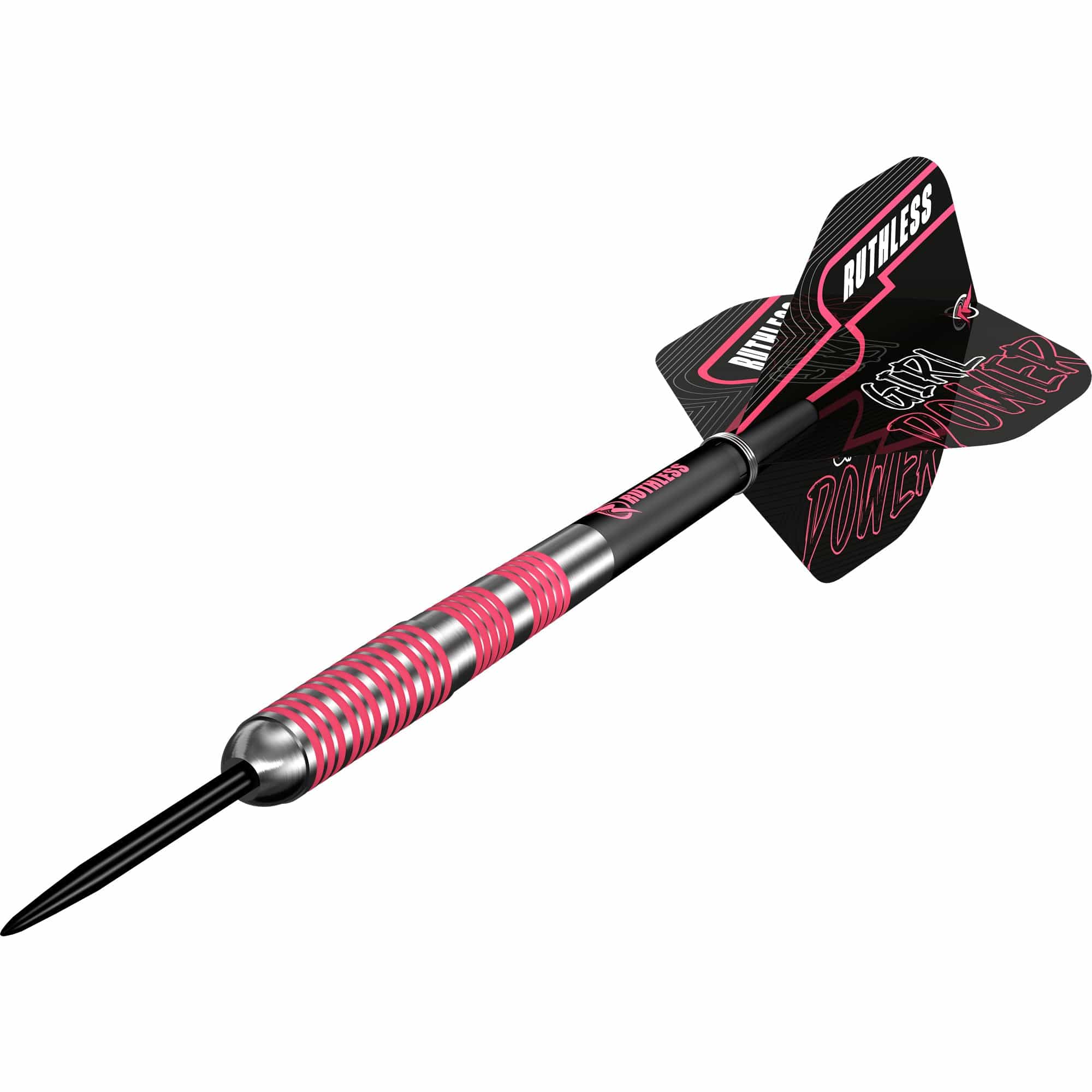 Ruthless Girl Power Darts - 90% Steel Tip Tungsten - Ringed - Pink - Image 2