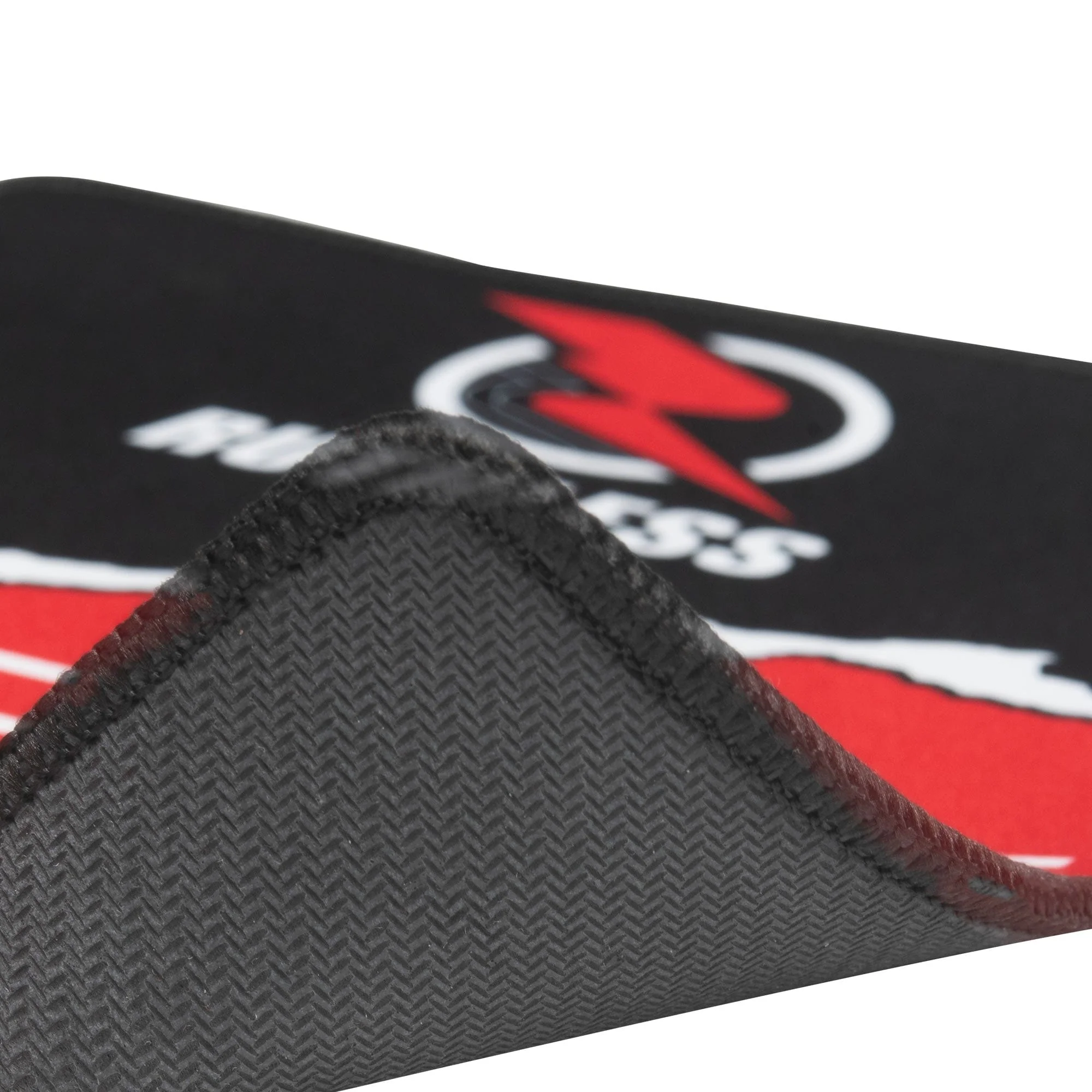 *Ruthless Mouse Mat - Throwline Oche Design - 18cm x 22cm - Black and Red - Image 3