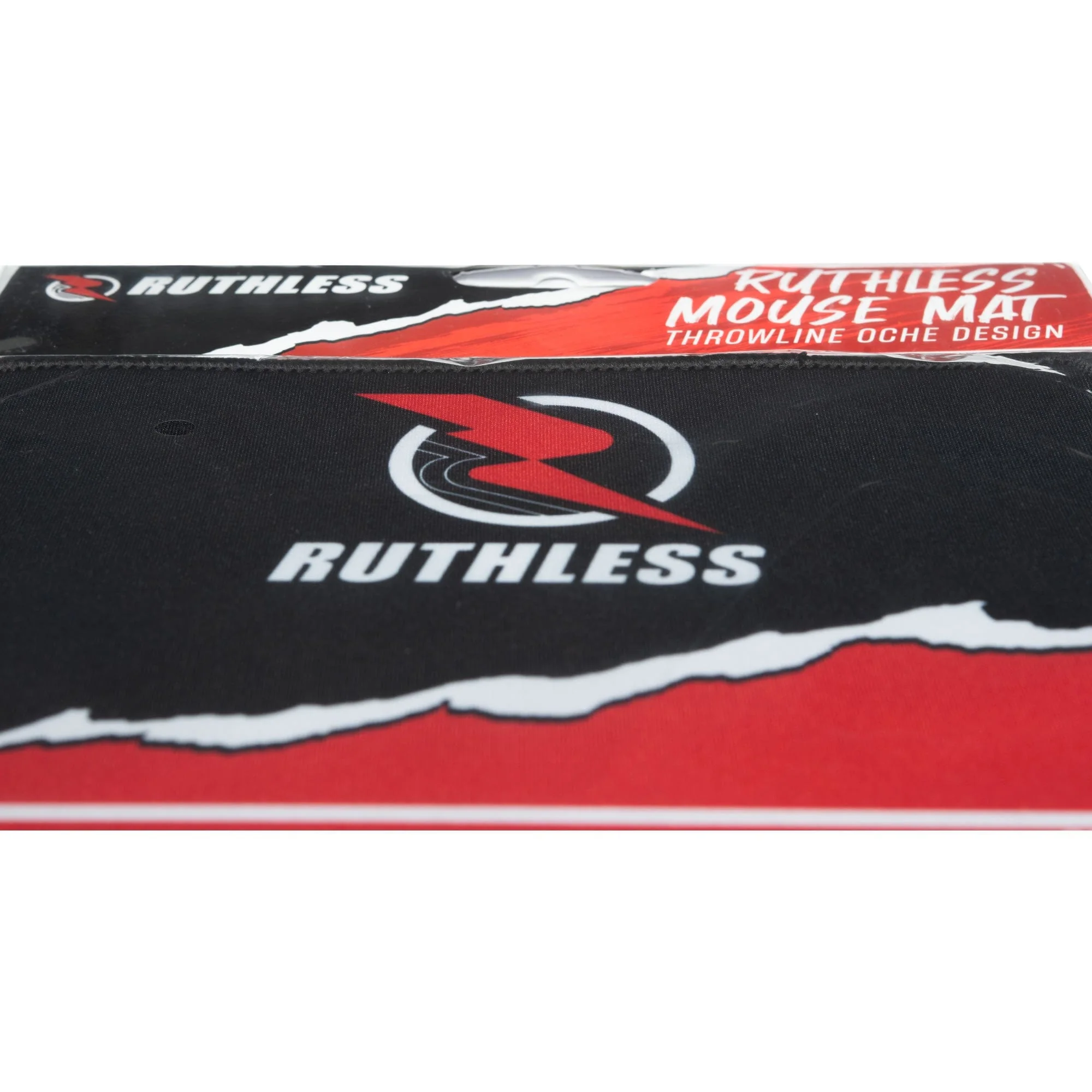 *Ruthless Mouse Mat - Throwline Oche Design - 18cm x 22cm - Black and Red - Image 6