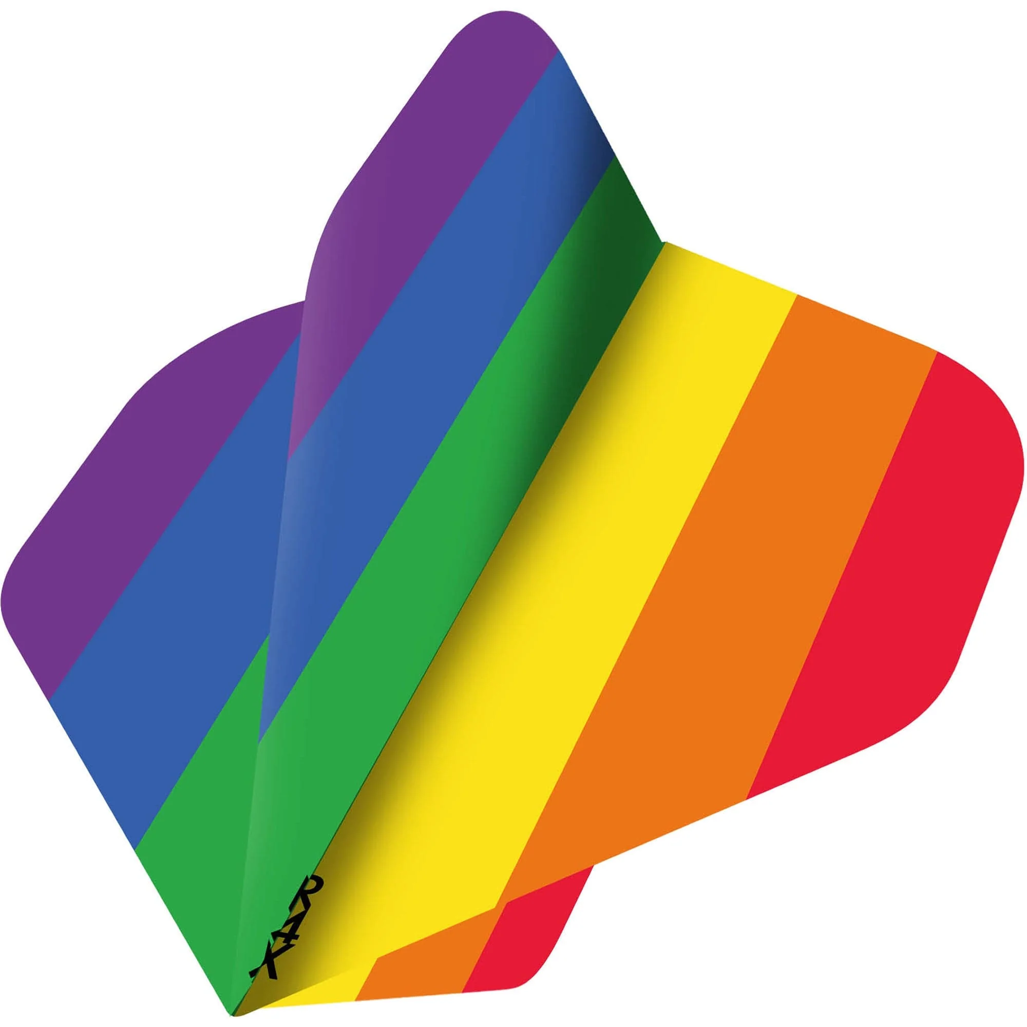 *Ruthless - Pride Flag Dart Flights - Rainbow - 100 Micron - No2 - Std - Image 2