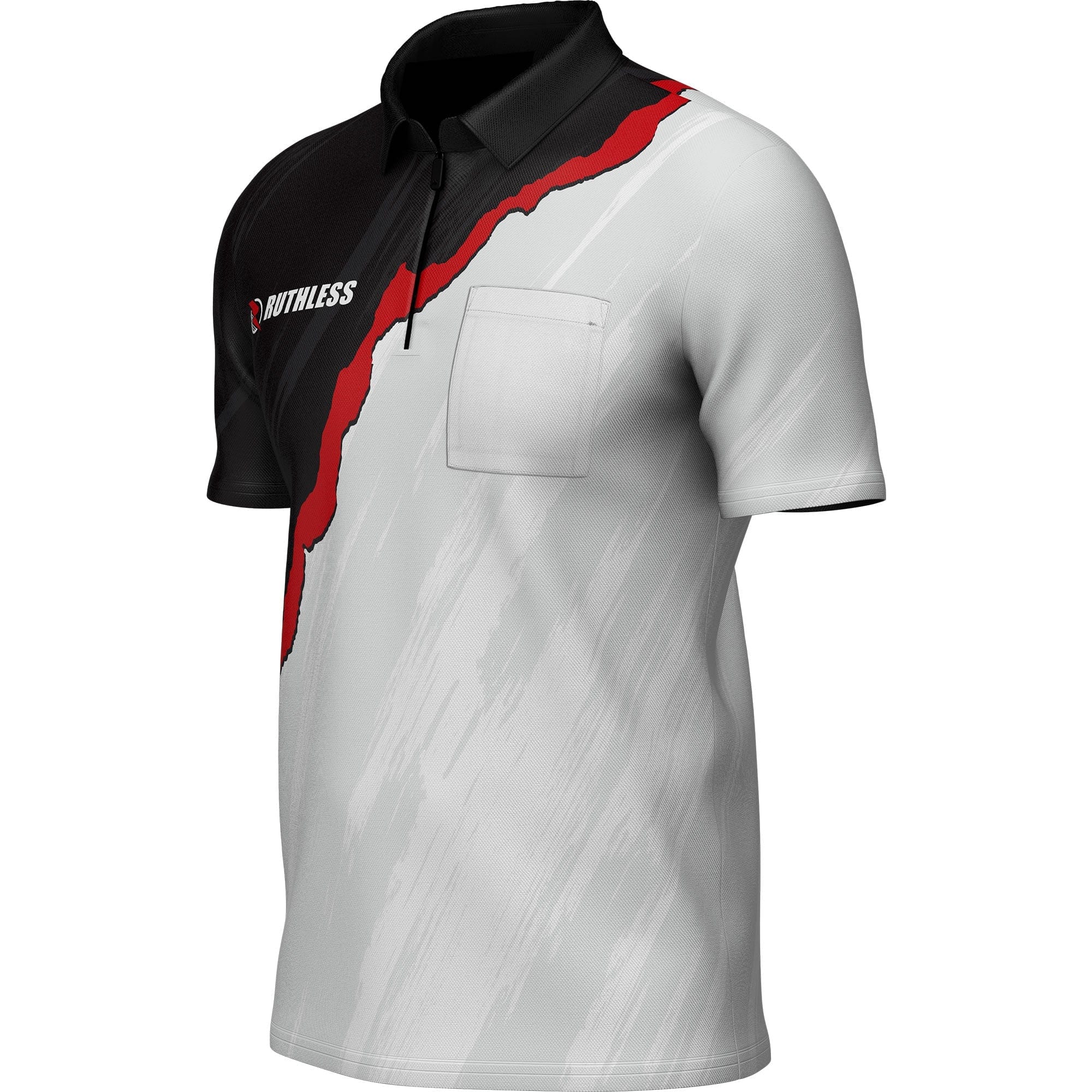 *Ruthless RipTorn ECO Dart Shirt - with Pocket - Black & Light Grey - Image 7
