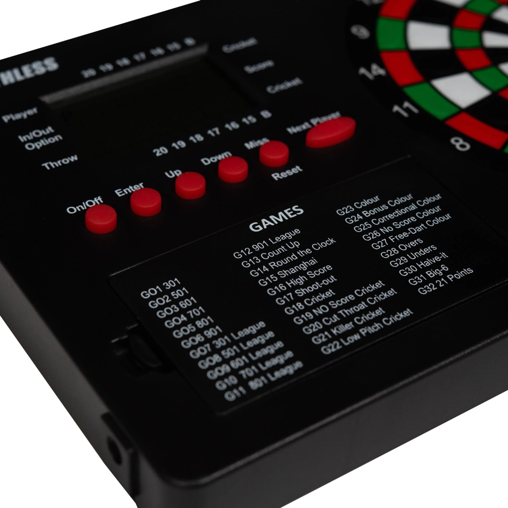Ruthless TopScore Electronic Dart Scorer - 32 Games - Up to 8 players - 590 Variations - Image 4