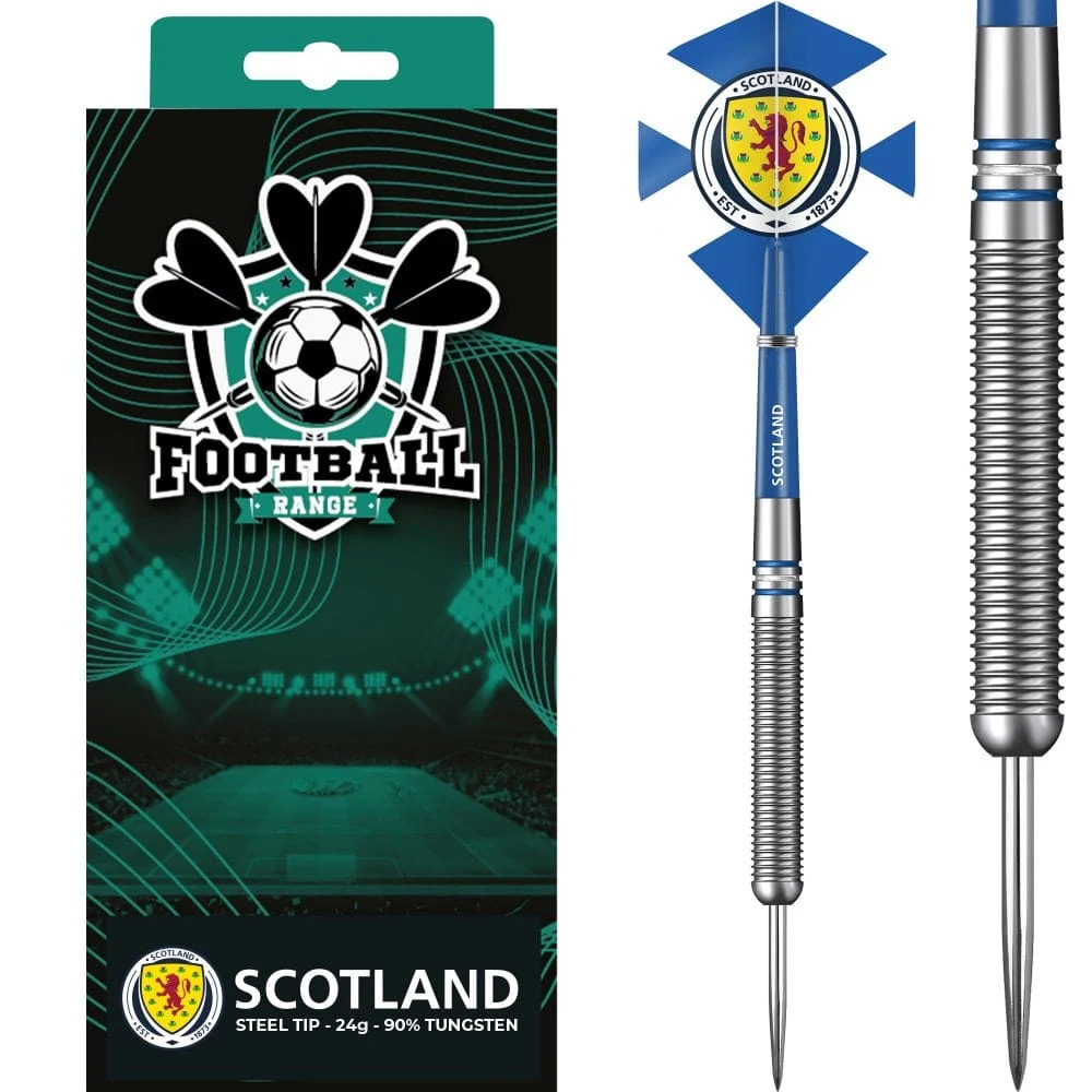 Scotland Football Darts - Steel Tip Tungsten - Official Licensed - Logo - 24g - Image 2