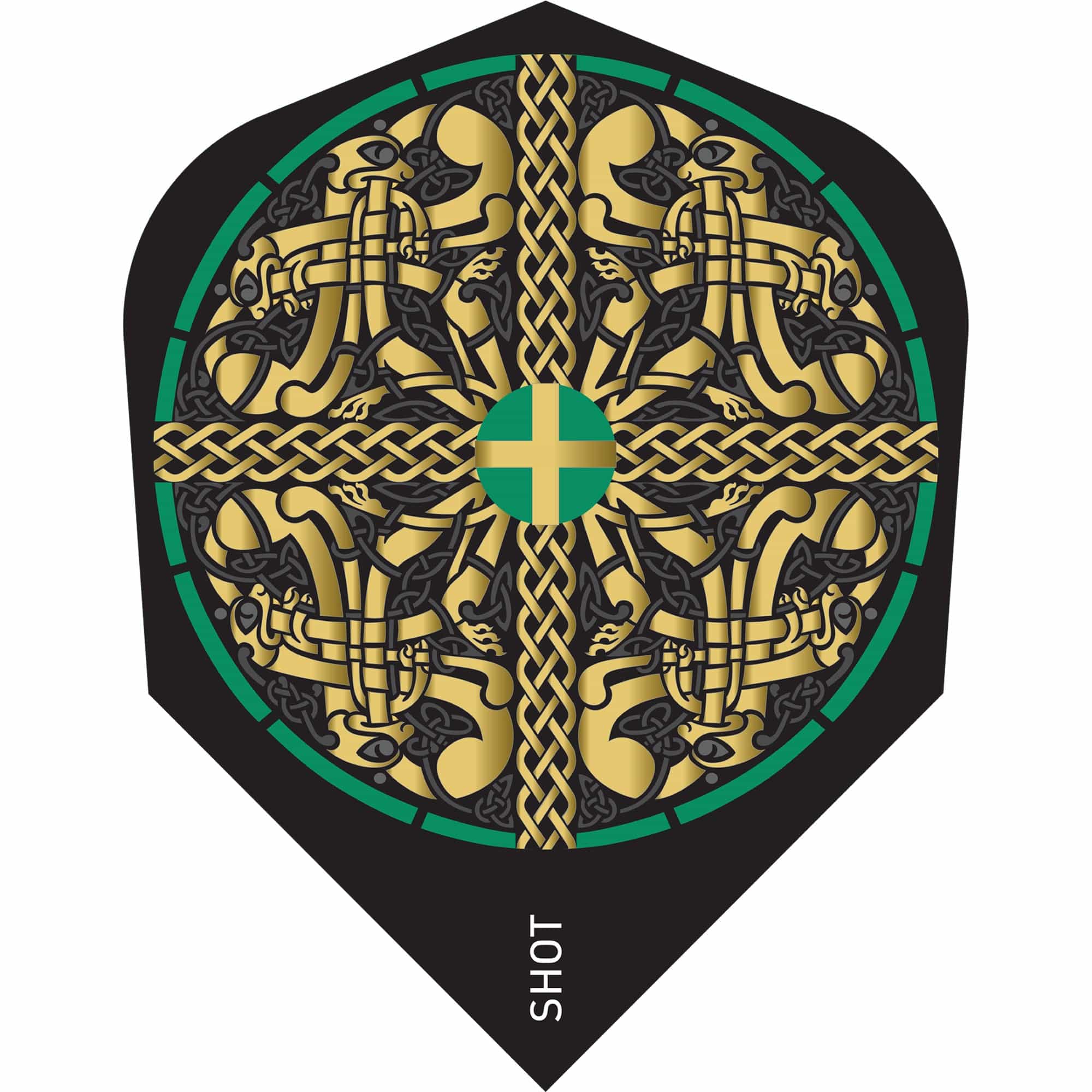 Shot Celt Dart Flights - 100 Micron - No6 - Cernunnos