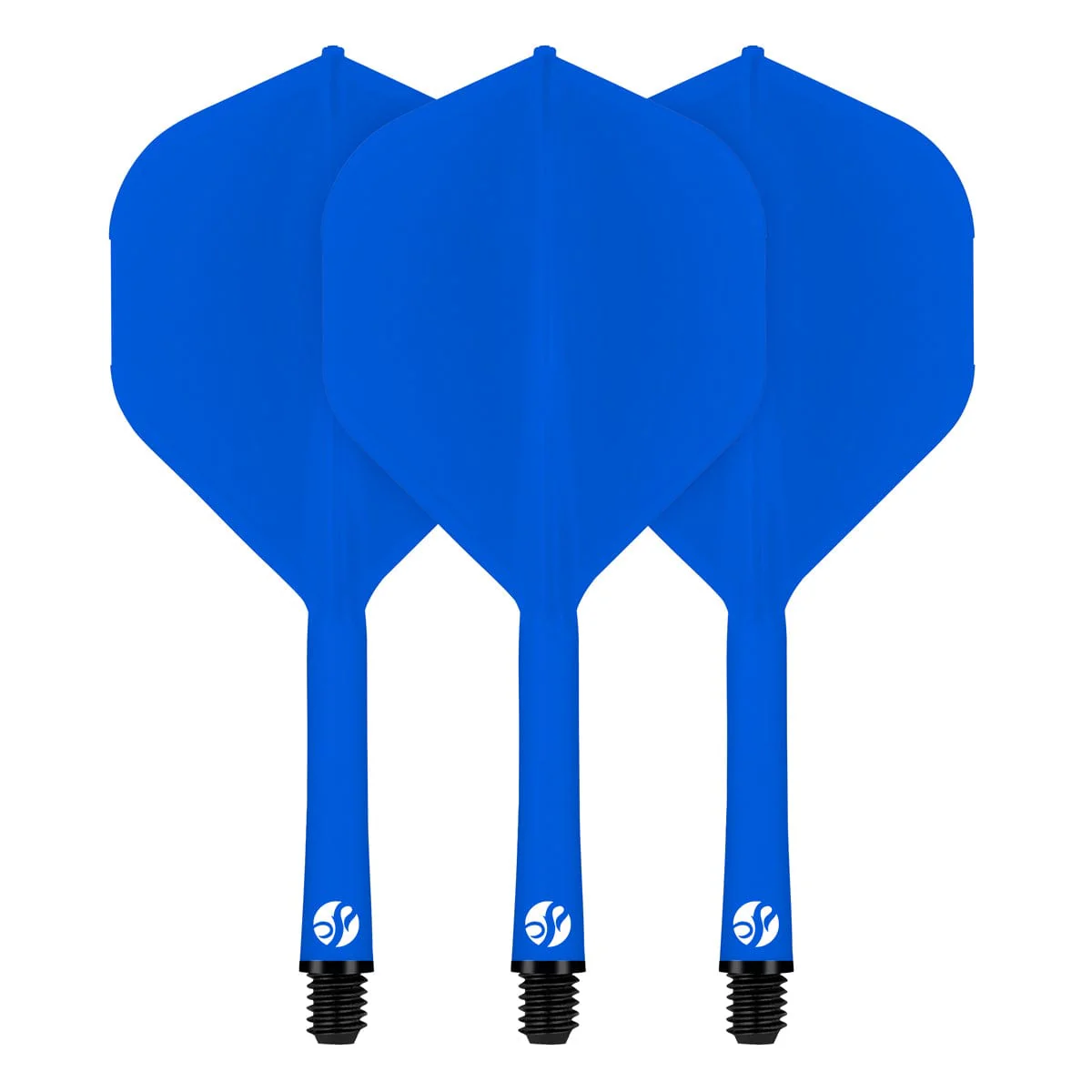Shot Flight Deck - One Piece Dart Flight and Shaft System - Blue - Image 4