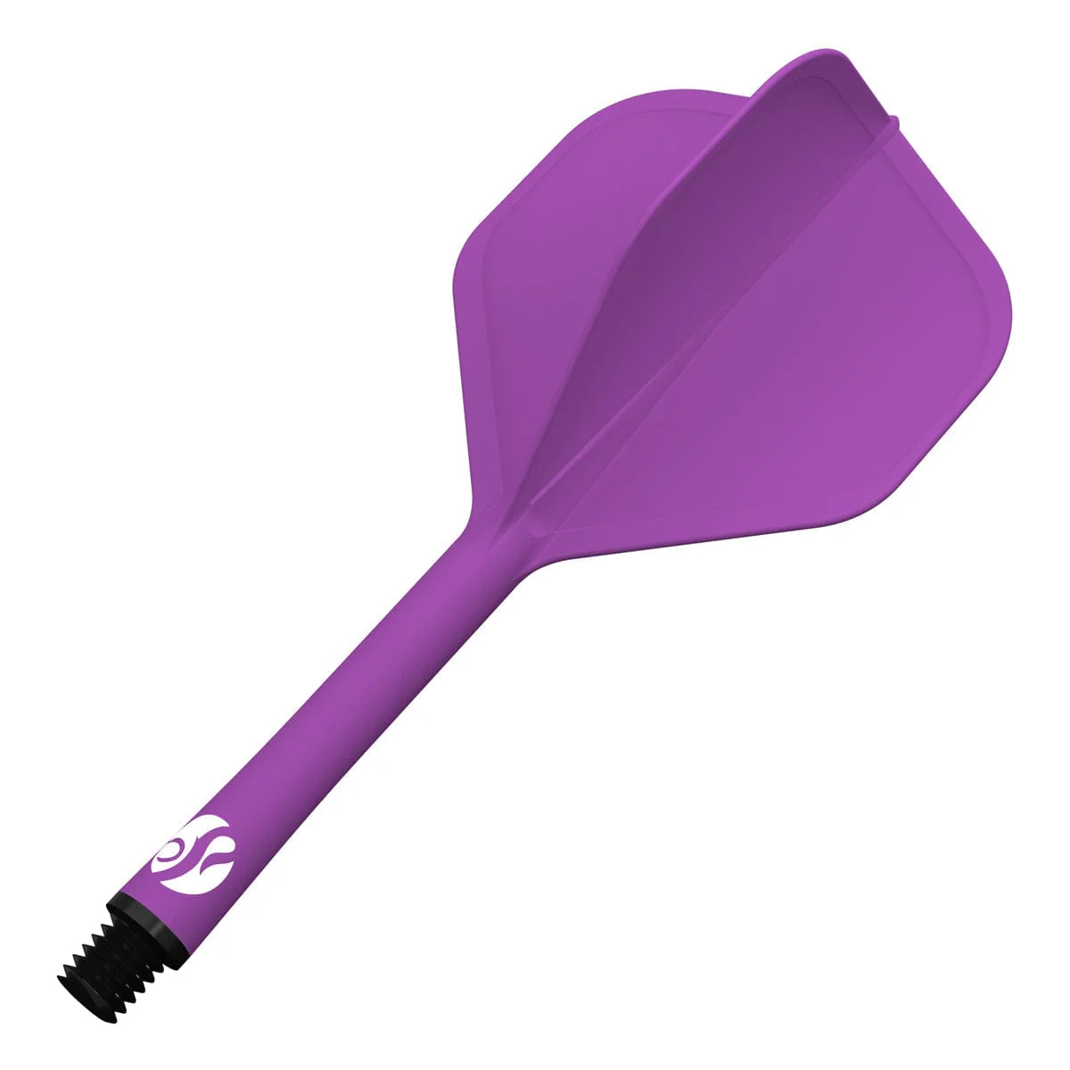 Shot Flight Deck - One Piece Dart Flight and Shaft System - Purple - Image 3
