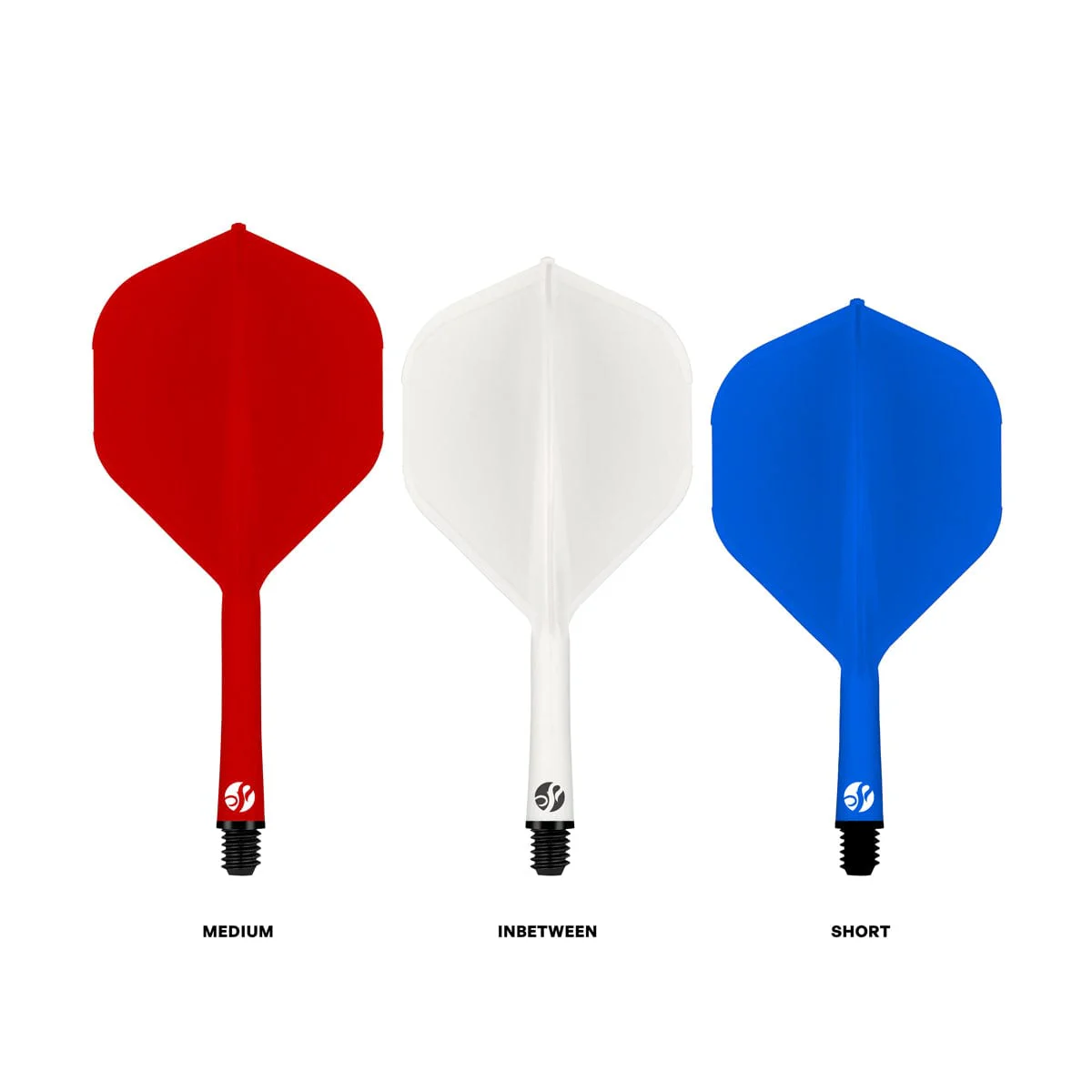 Shot Flight Deck - One Piece Dart Flight and Shaft System - Tricolor