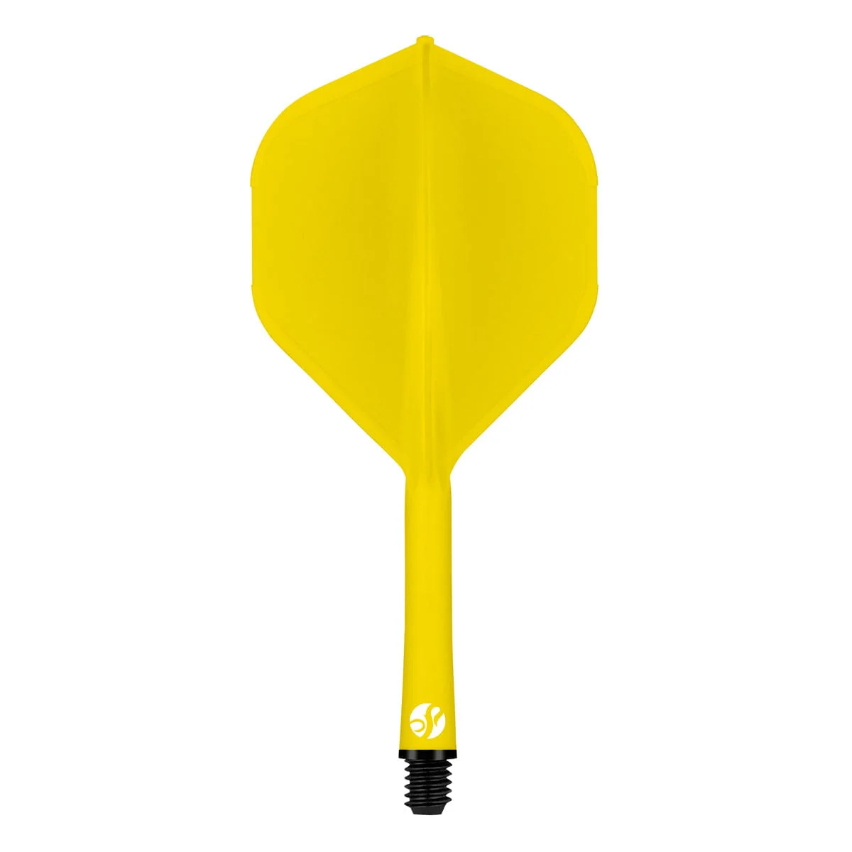 Shot Flight Deck - One Piece Dart Flight and Shaft System - Yellow - Image 3