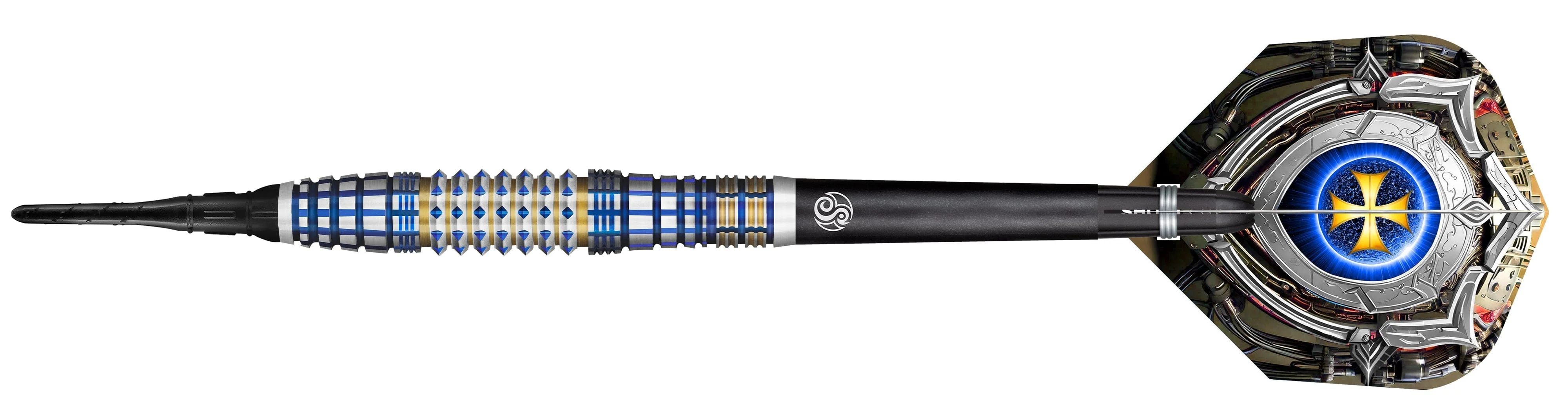 Shot Future Knights Darts - Soft Tip - 90% Tungsten - Darkstar - 20g - Image 5
