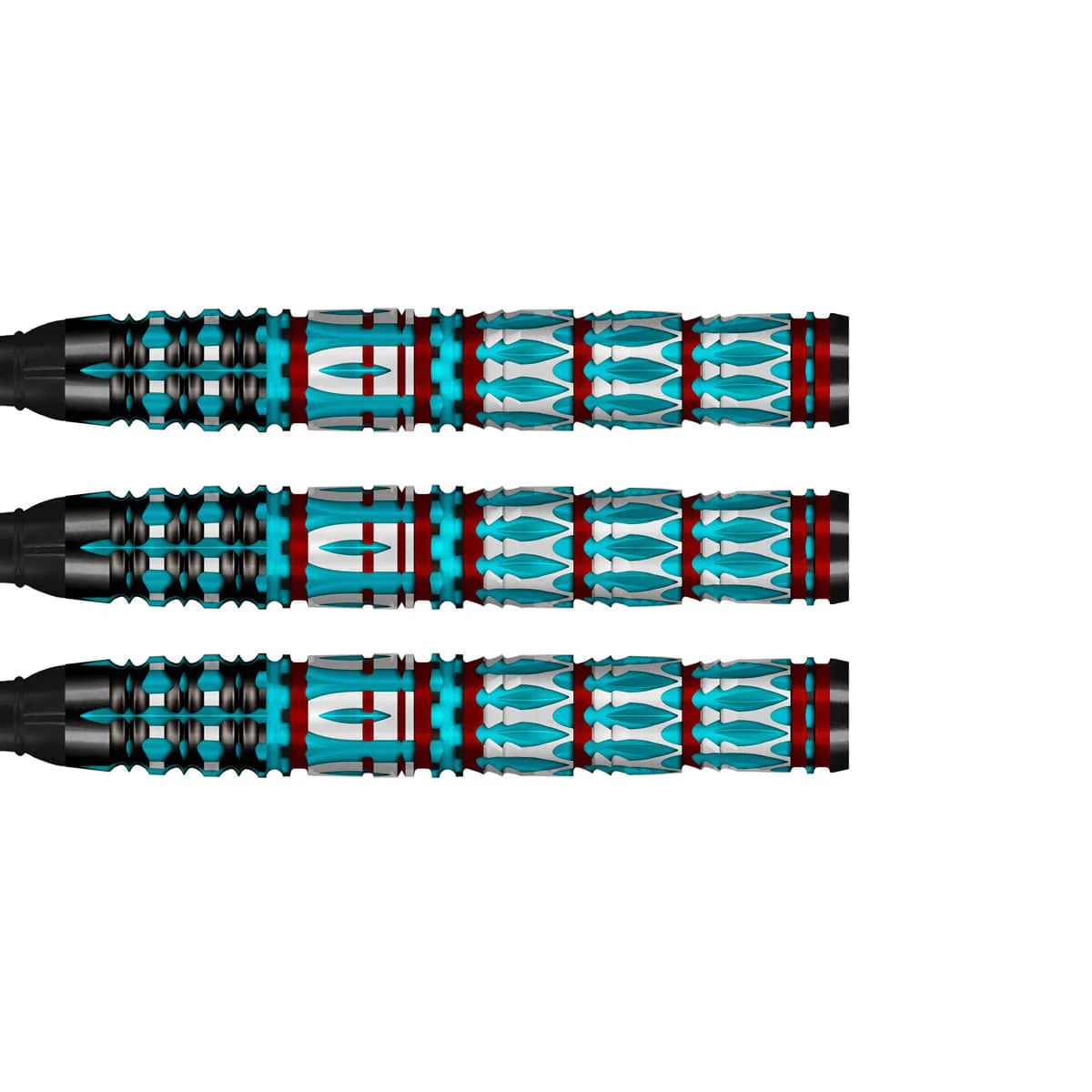 Shot Future Knights Darts - Soft Tip - 95% Tungsten - St George - Image 2