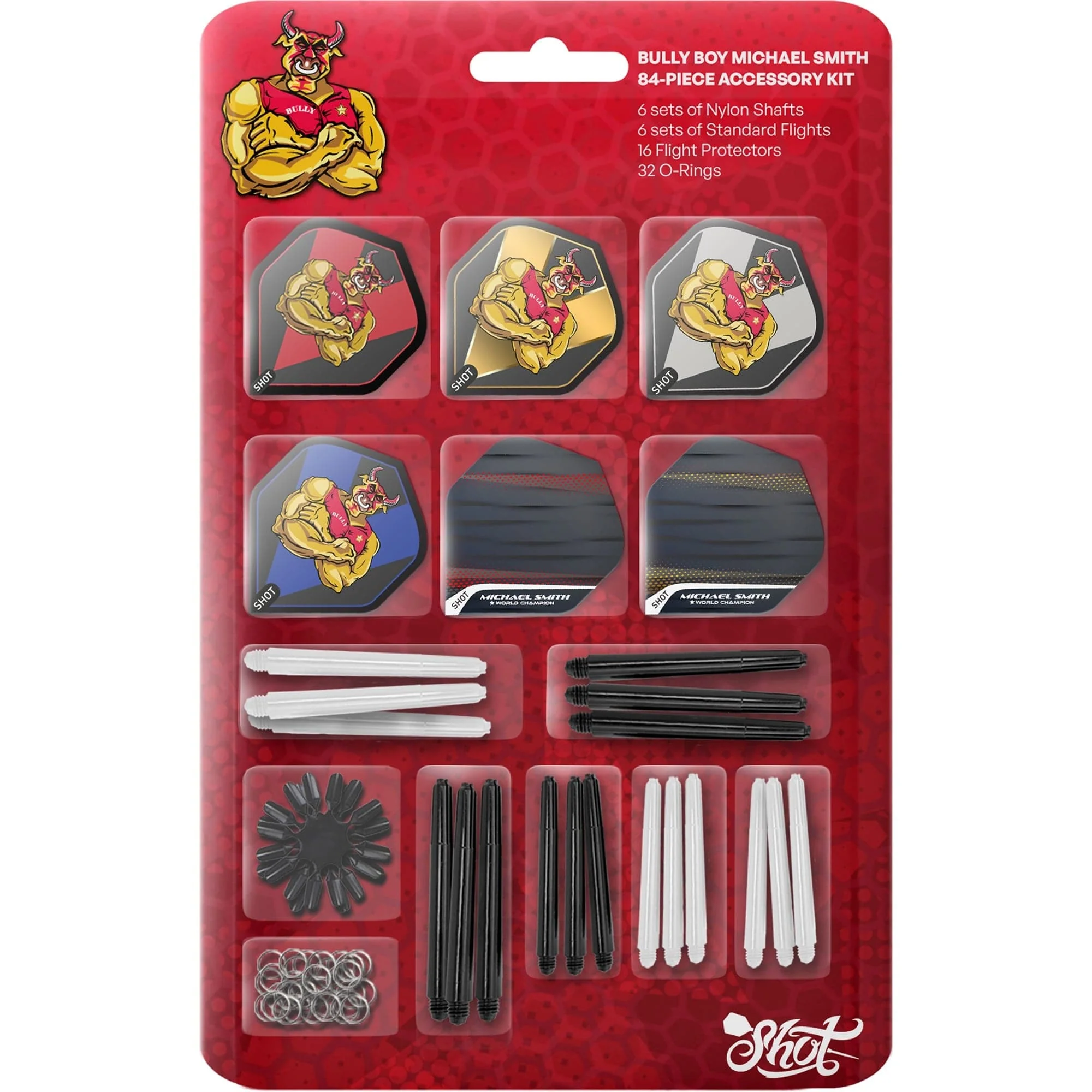 Shot Michael Smith - Bully Boy - Dart Accessory Kit - 84 Piece - Image 2