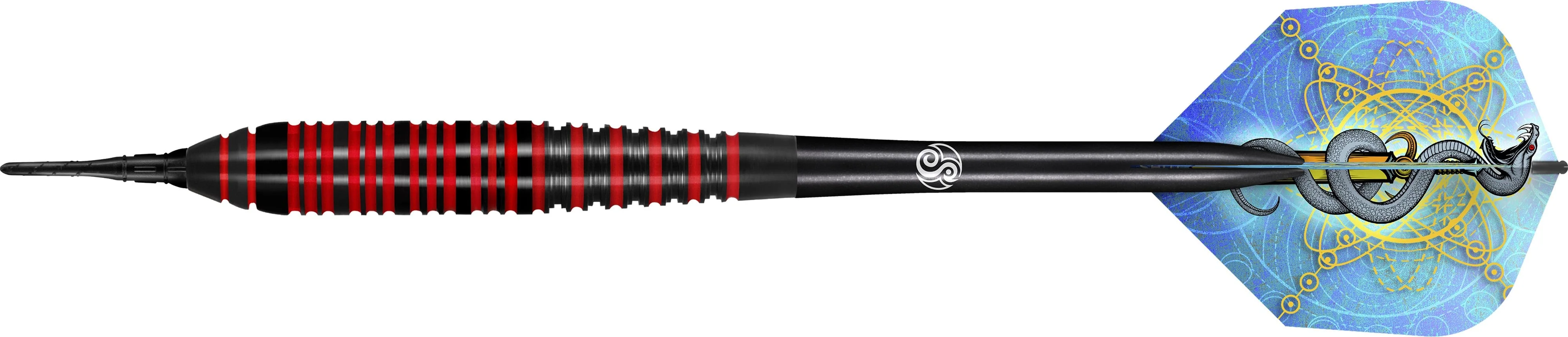 Shot Mystic Darts - Soft Tip - Coated Brass - Red Ring - 18g - Image 2