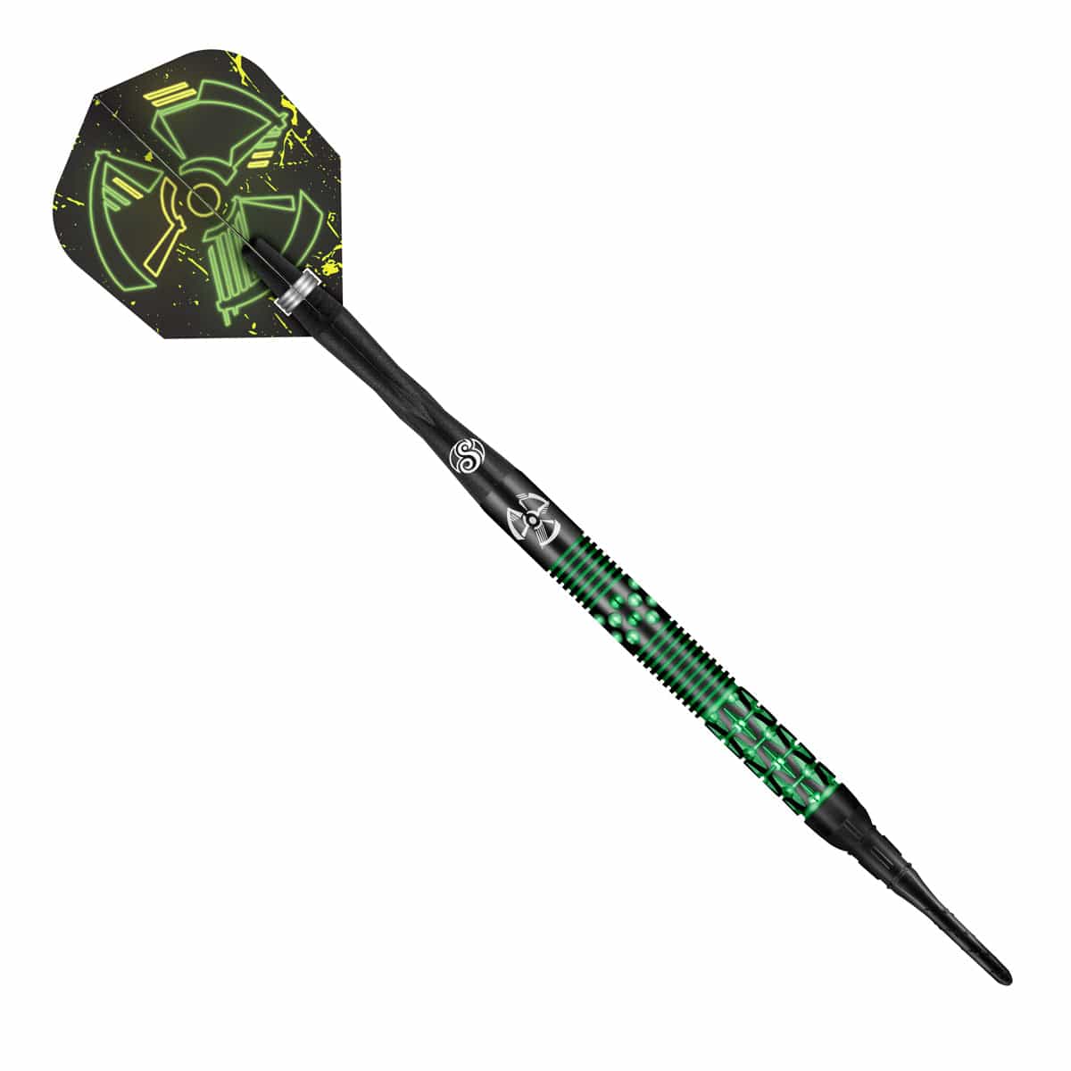 Shot Pro Series Darts - Soft Tip - 90% Tungsten - Stowe Buntz V2 - Black - 21g - Image 2
