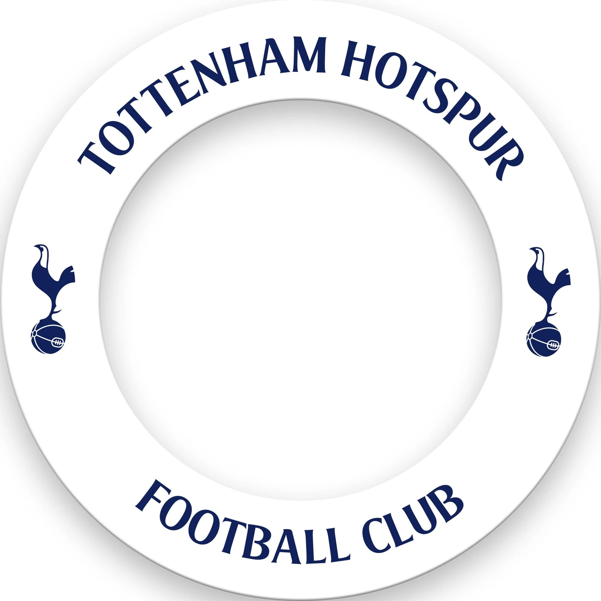 Tottenham Hotspur Dartboard Surround - Official Licensed - Spurs - S1 - White